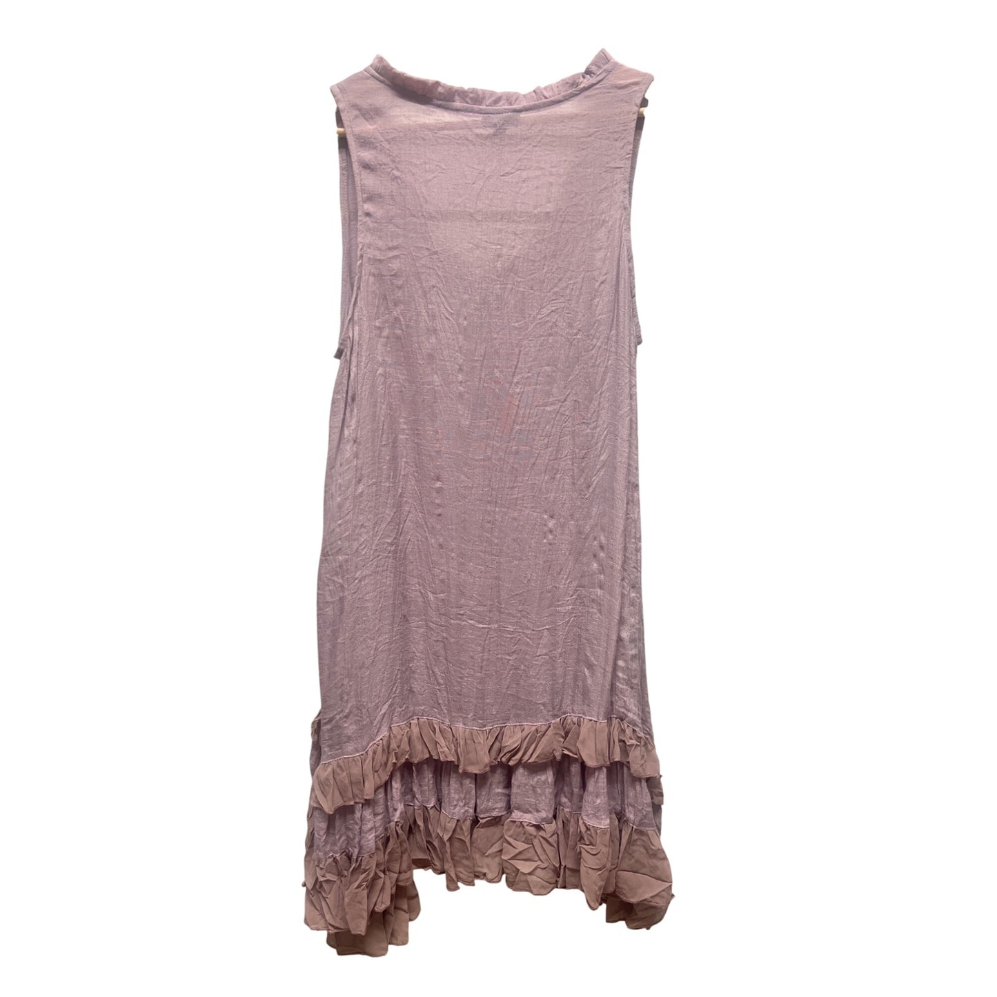 Coco + Carmen Lavender and Chiffon Ruffle Tunic Dress