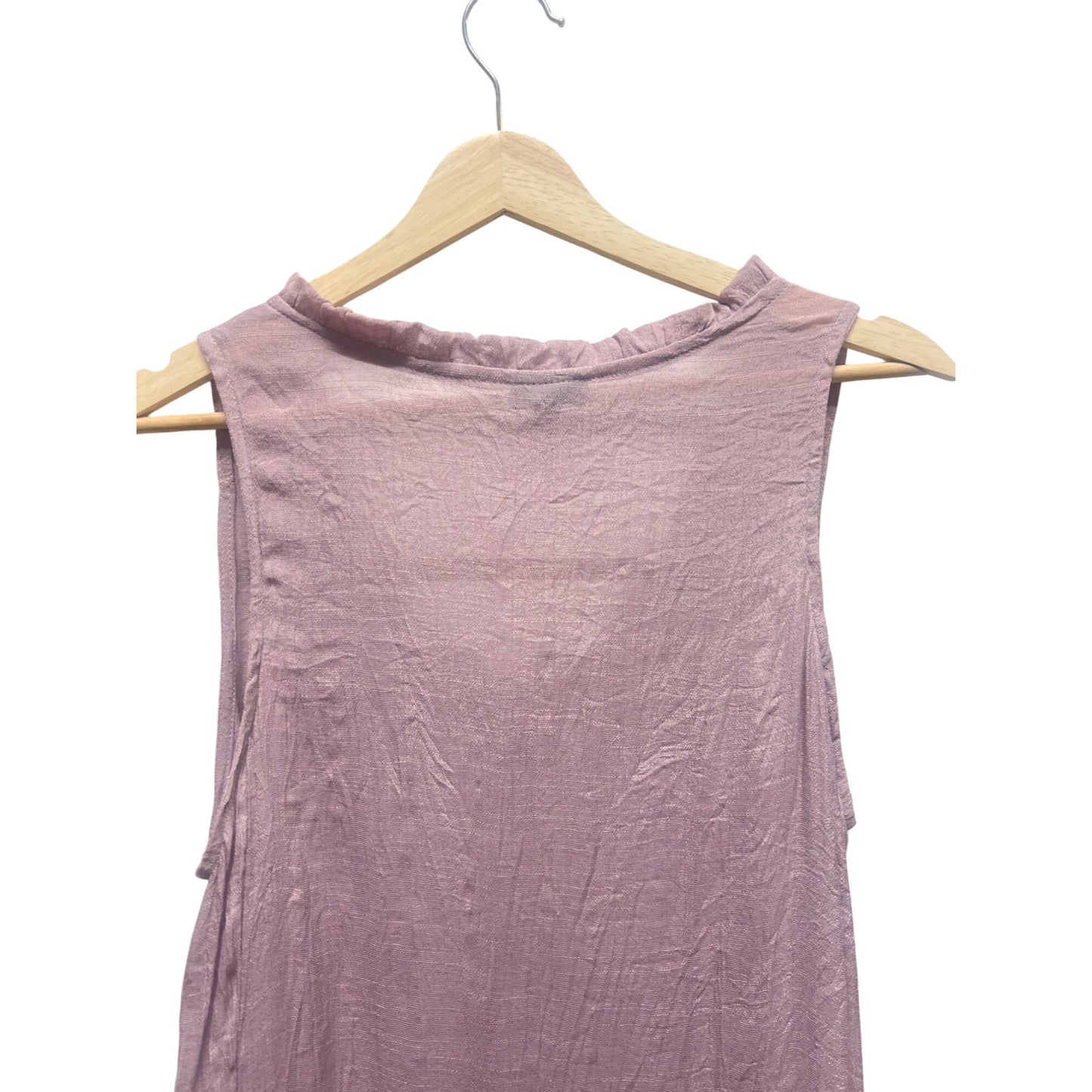 Coco + Carmen Lavender and Chiffon Ruffle Tunic Dress
