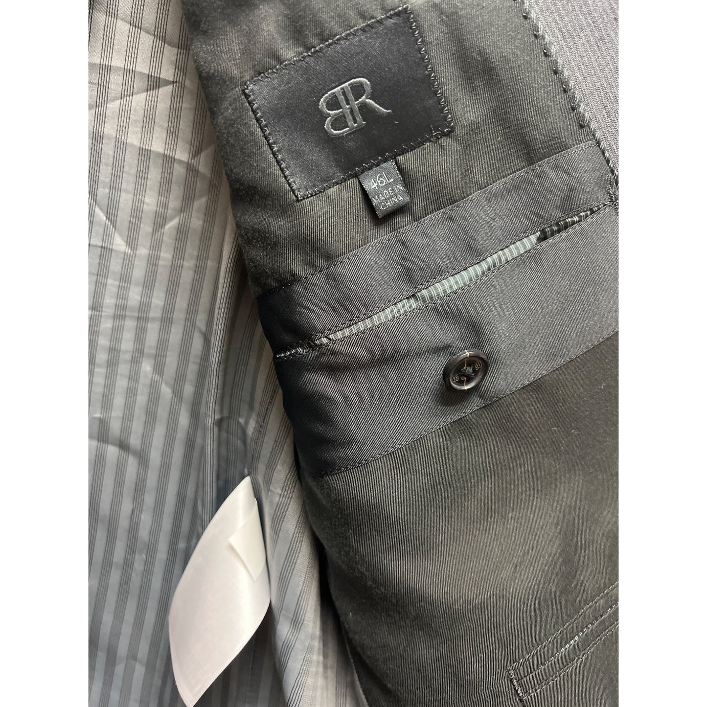 Banana Republic Italian Fabric Marzotto Gray Blazer Sports Coat