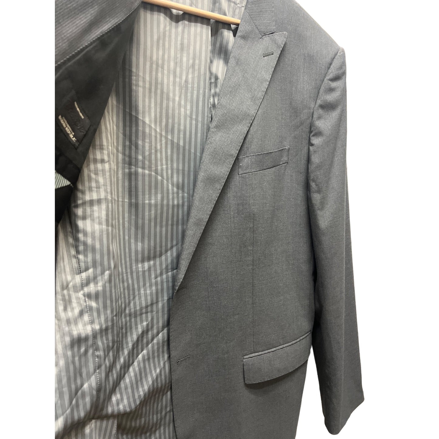 Banana Republic Italian Fabric Marzotto Gray Blazer Sports Coat