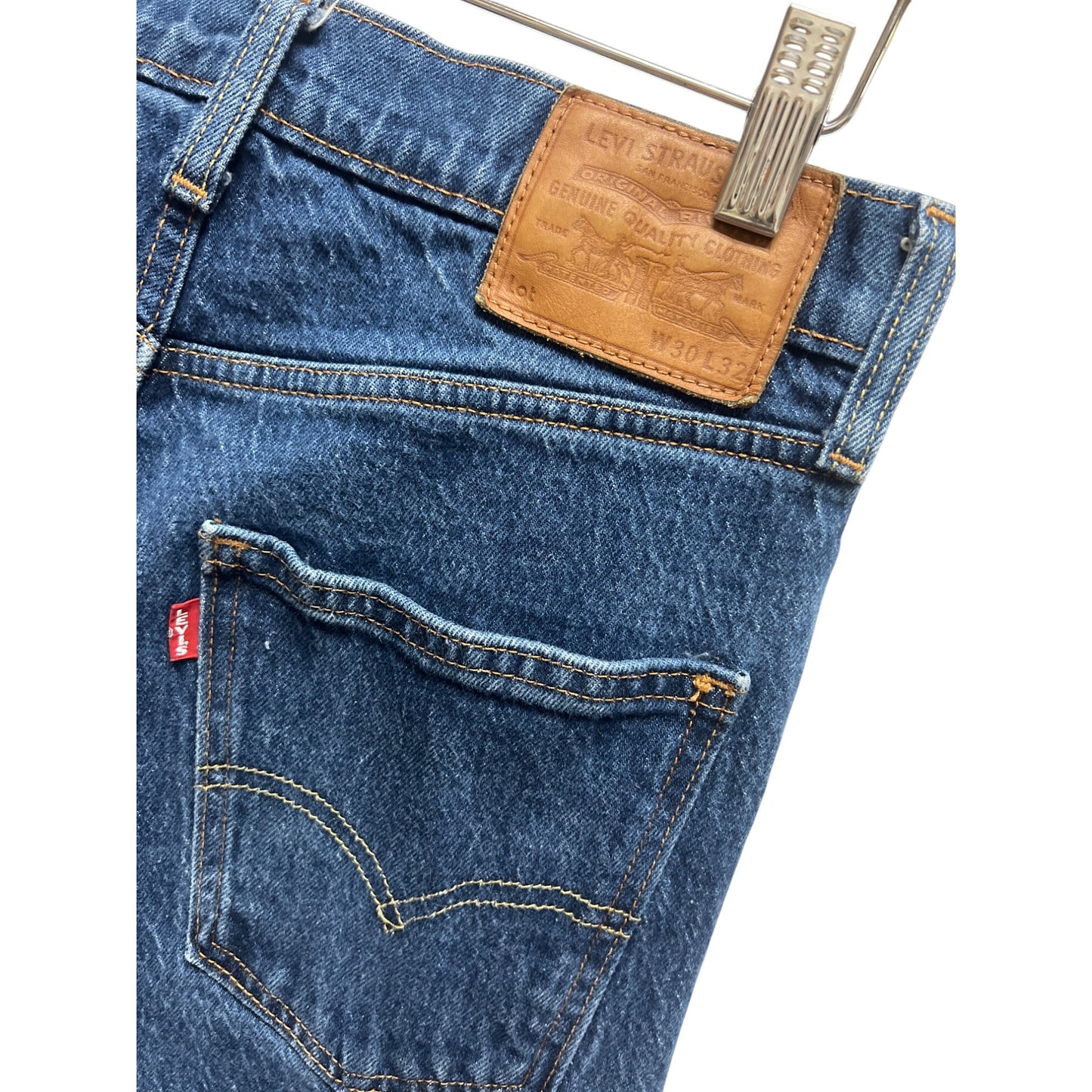 Levi's Y2K Straight Leg Dark Wash Denim Jeans
