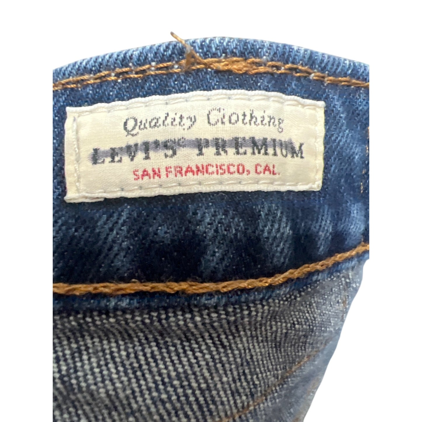 Levi's Y2K Straight Leg Dark Wash Denim Jeans