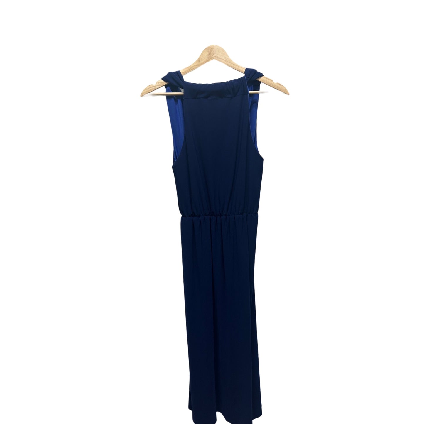 Abria NWT Y2K Royal Blue Asymetrical Hem Shift Dress