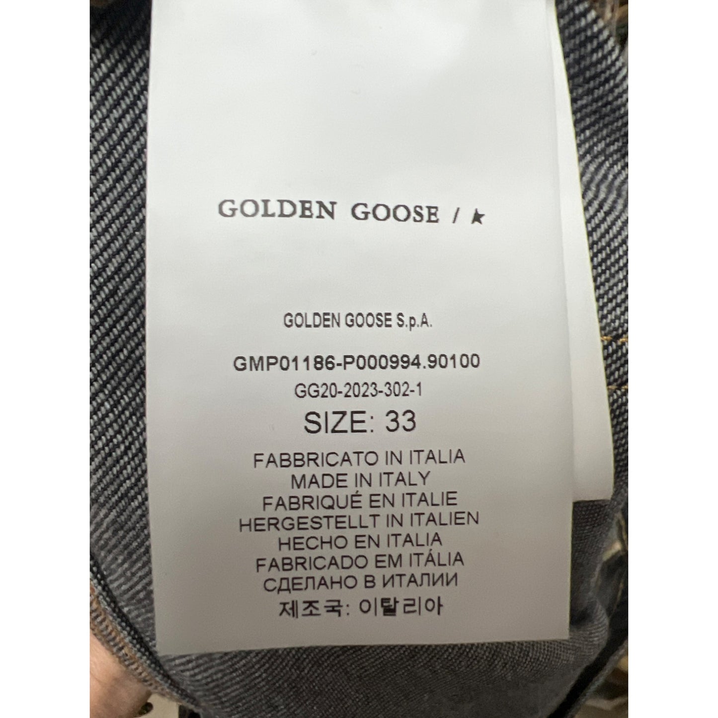 Golden Goose Gray Loose Fit Skater Jeans Size 33