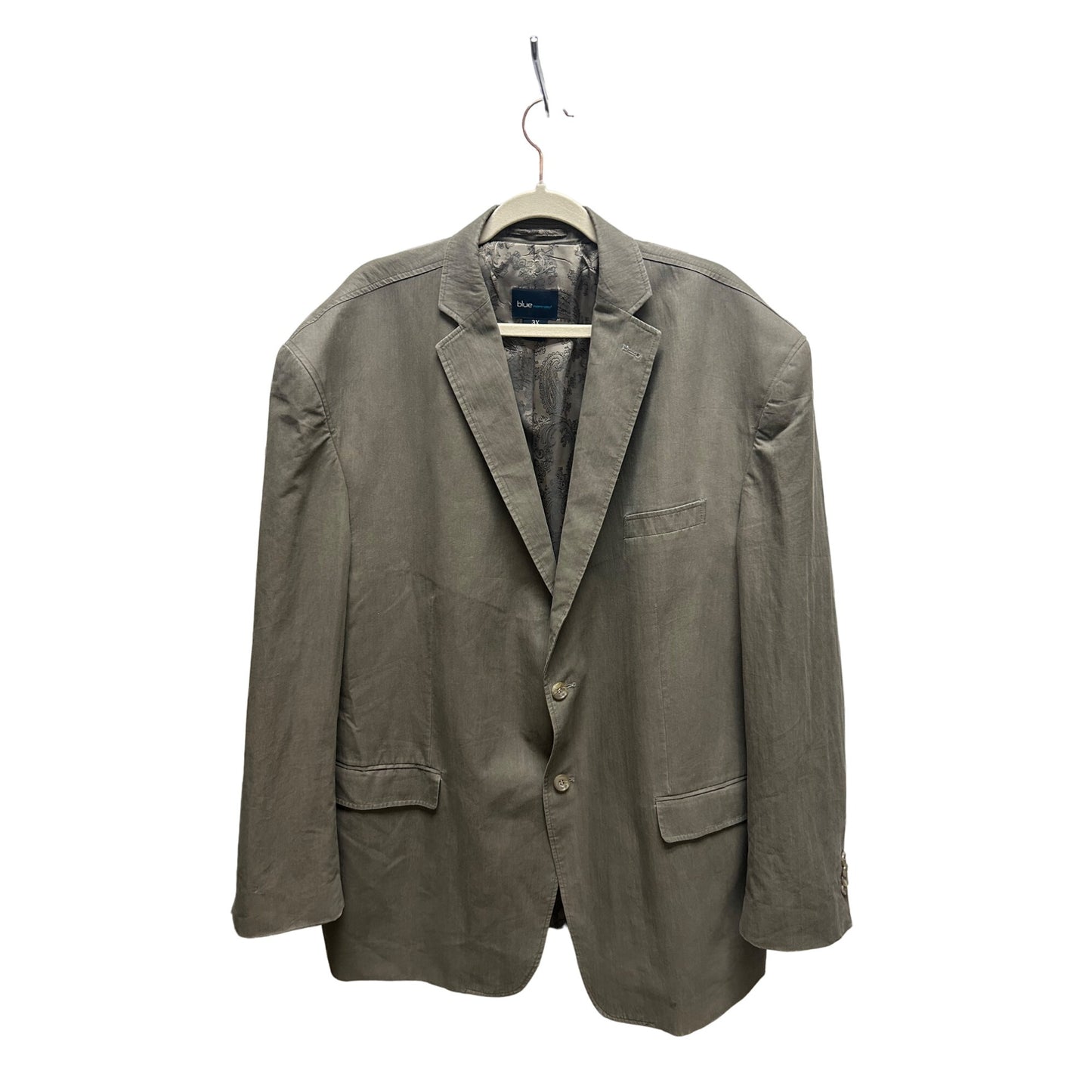 Blue Pronto Uomo Taupe Big & Tall Travel Blazer