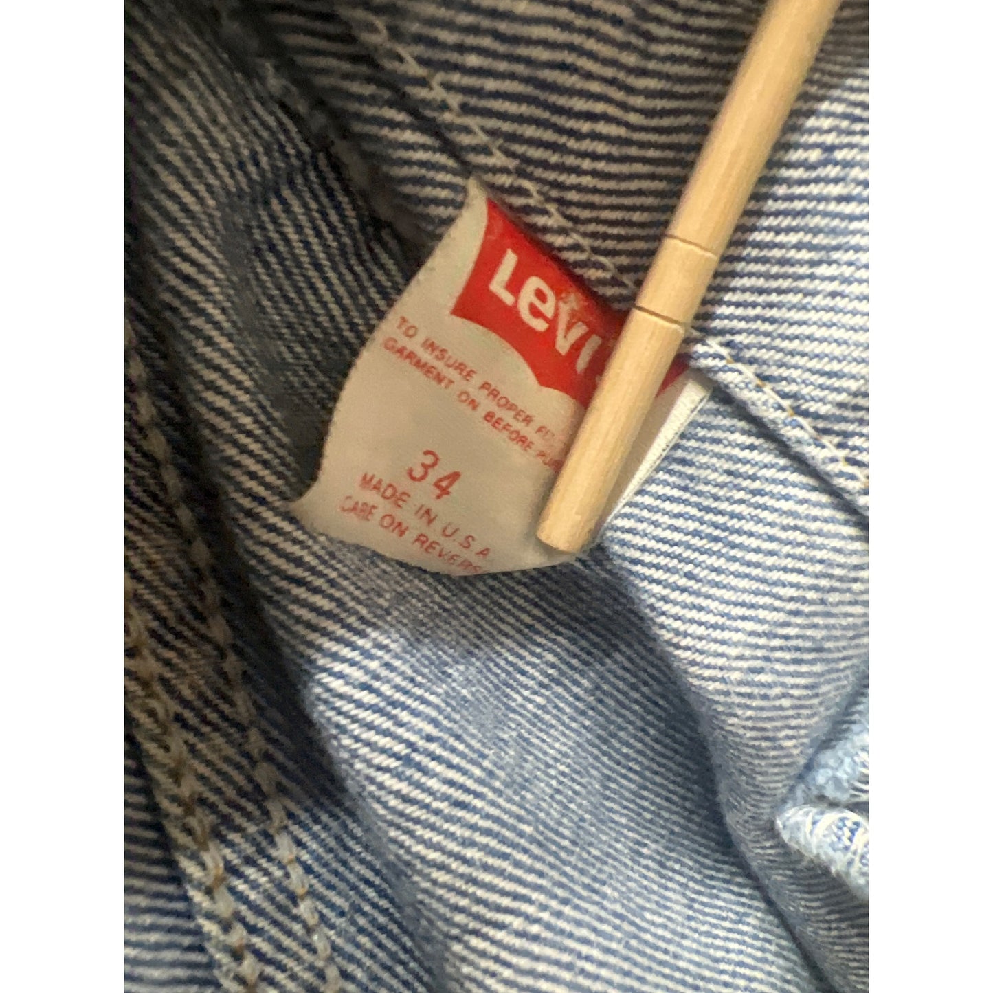 Levi's Vintage 80's Trucker Jean Denim Jacket 70506 0214