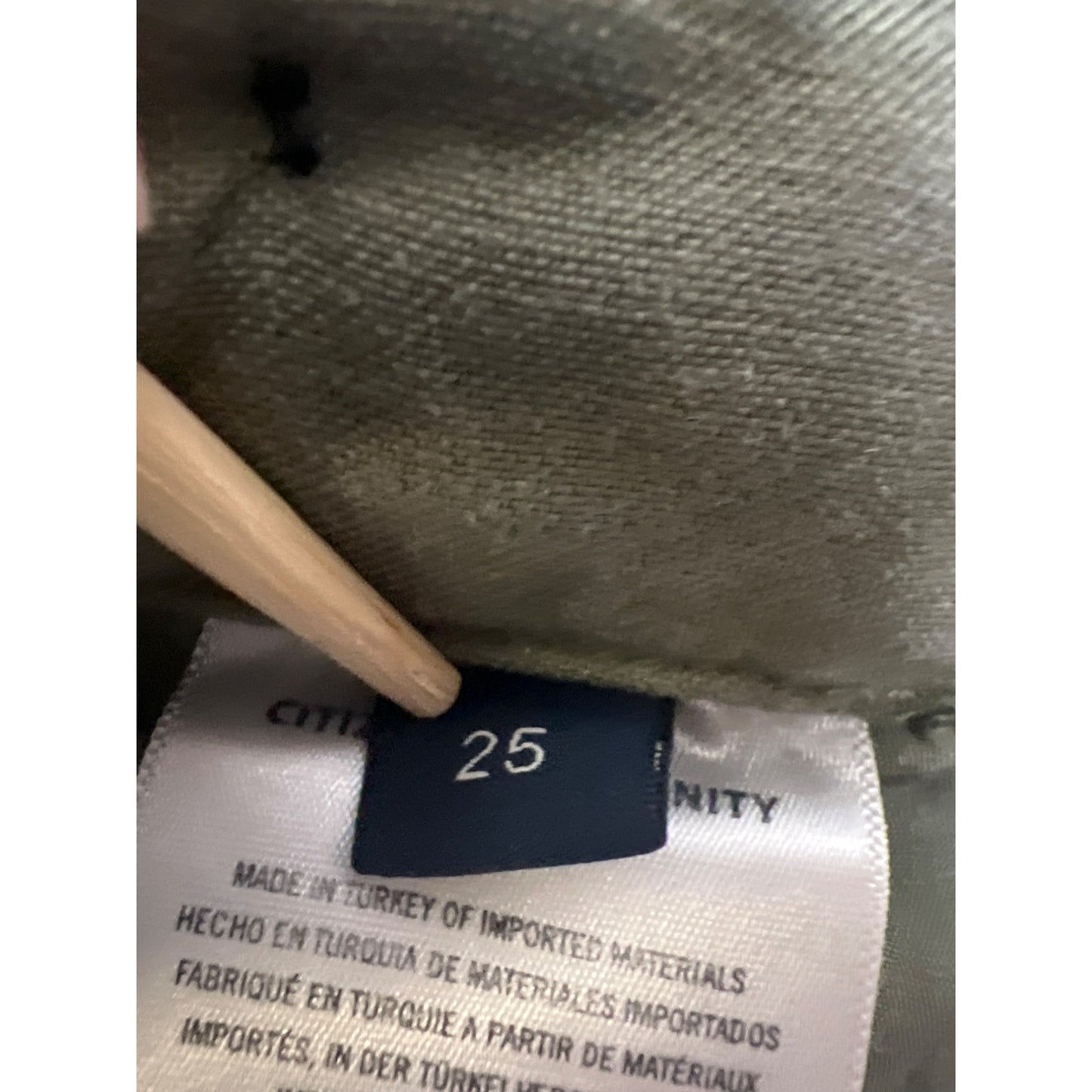 Citizens of Humanity Tea Leaf Green Payton Utility Barrel Trousers