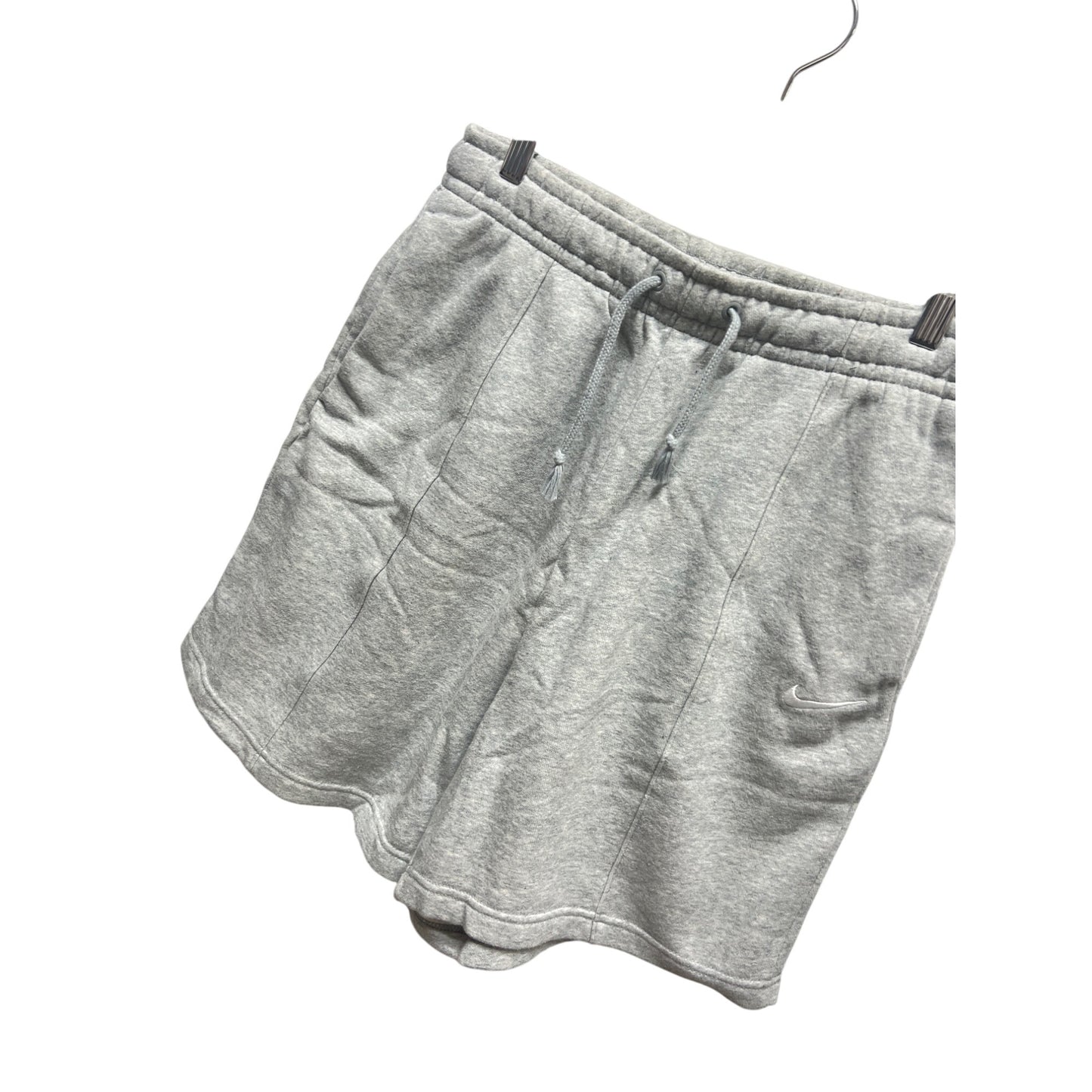 Nike Soft Gray High Waist Jogger Gym Athleisure Shorts