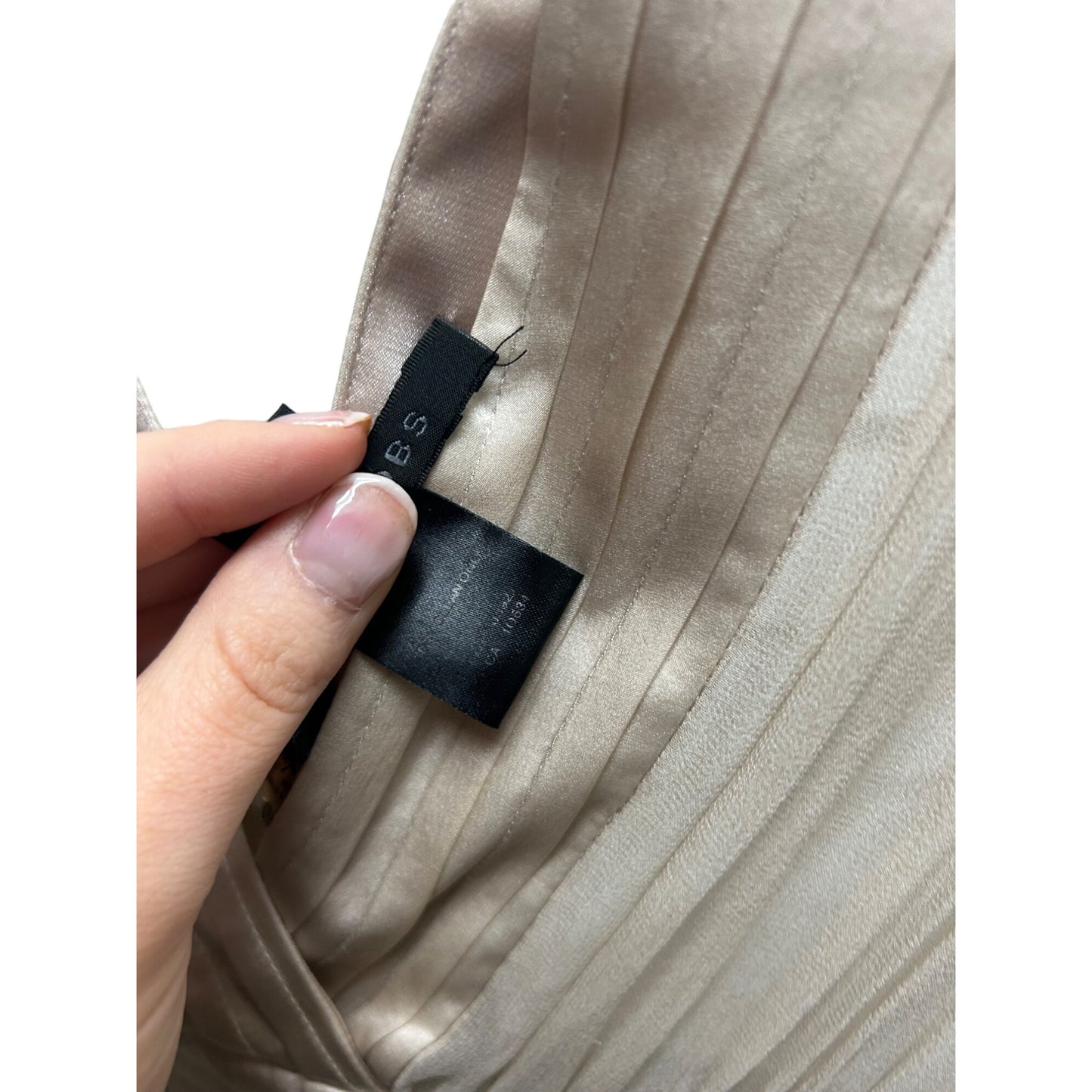 Marc Jacobs Gold Sheer Top and Brocade Skirt A-Line Special Occasion Cocktail Dress