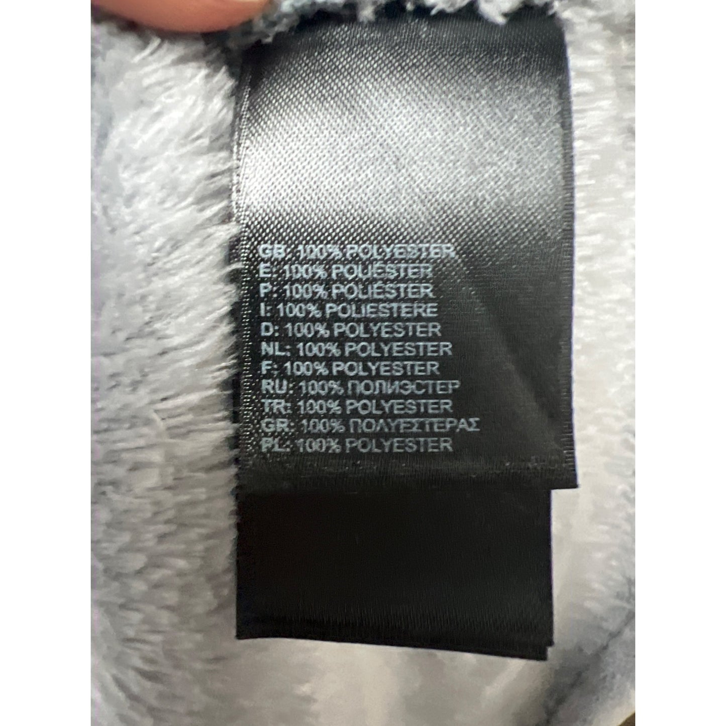 The North Face Gray with Pink Cozy Flece Hoodie