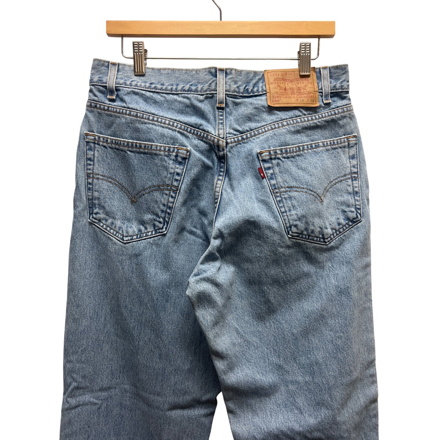 Levi's Vintage 90's 550 Relaxed Fit Tapered Jeans 34x32