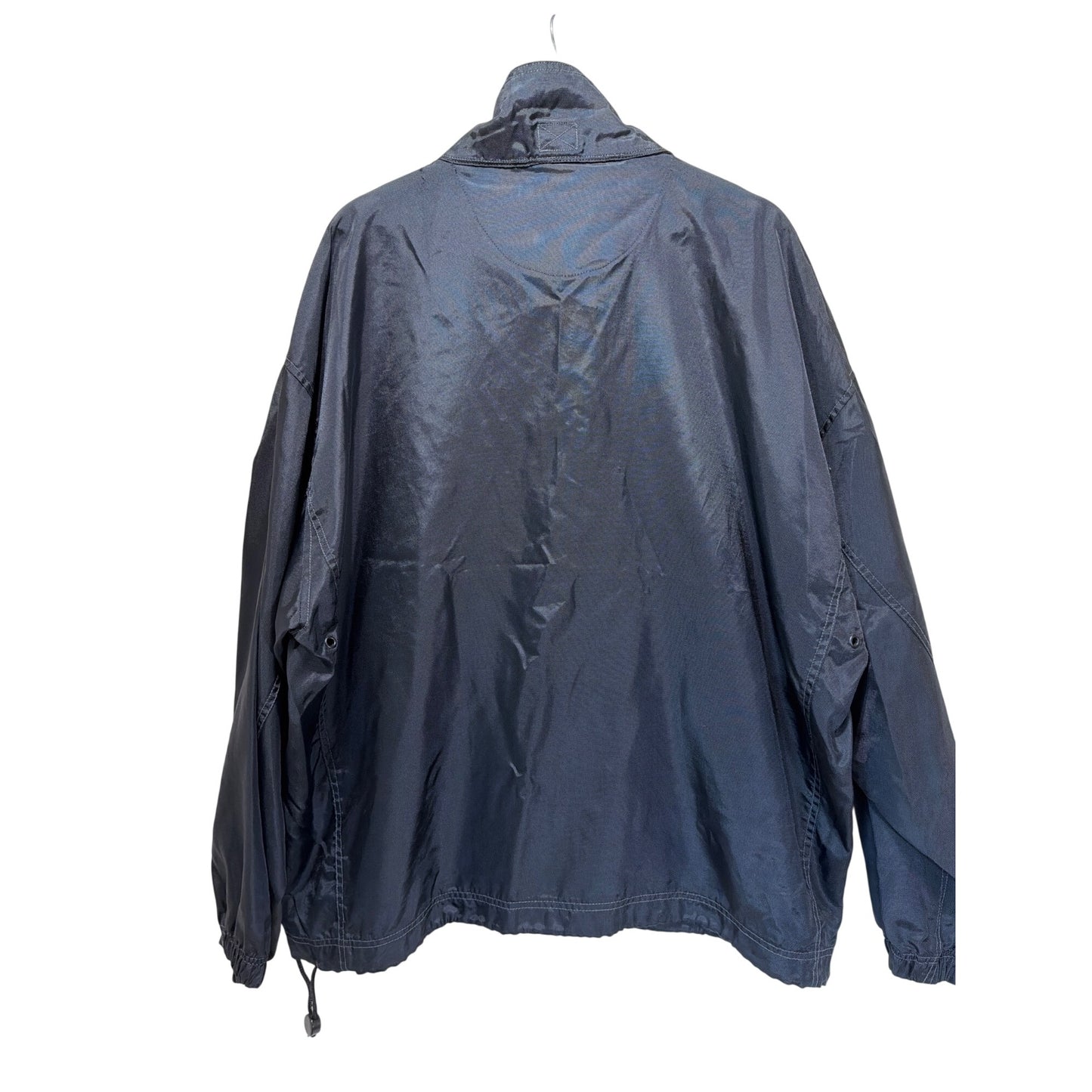 J. Crew Vintage 90's Navy Anorak Oarsman Half Zip Windbreaker