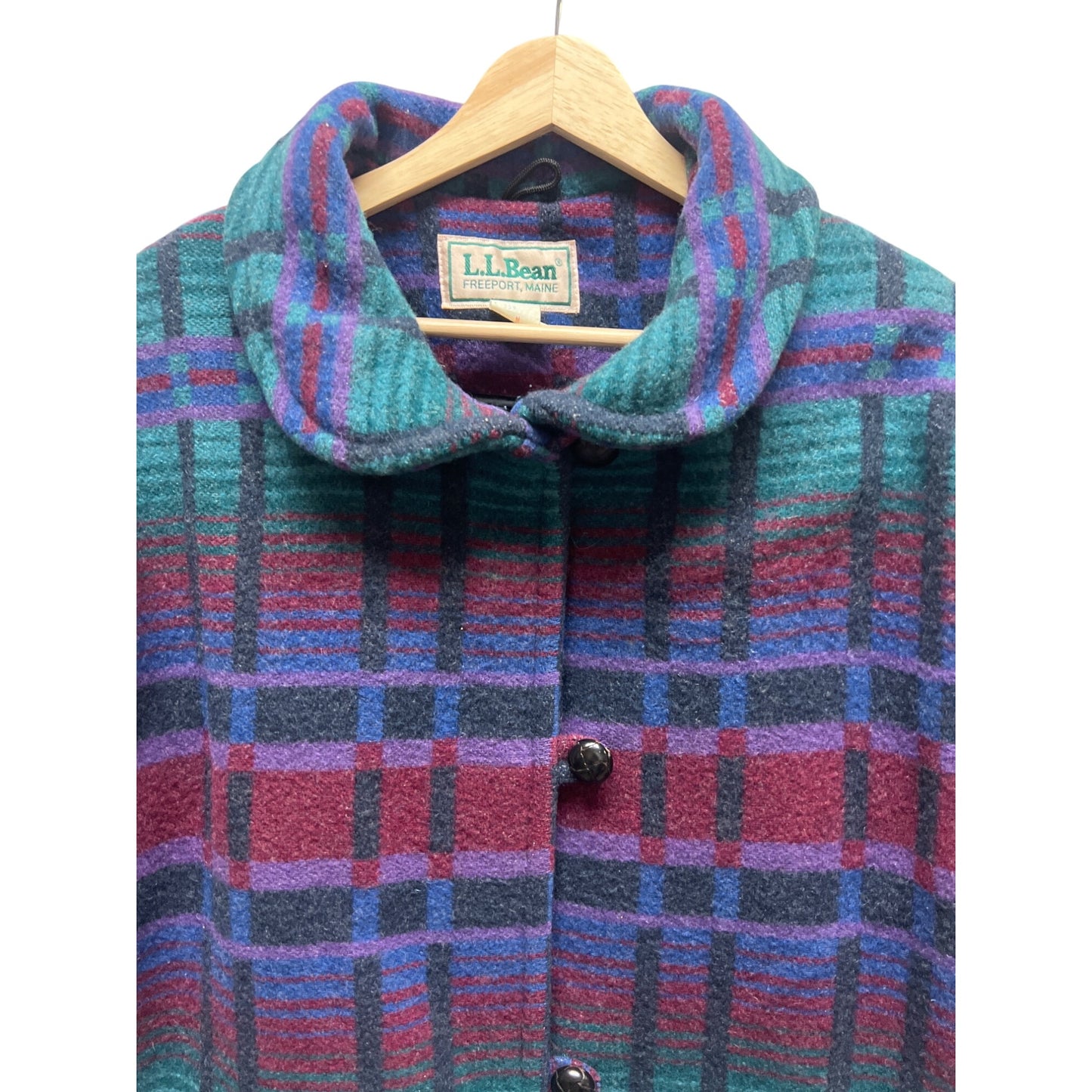 L.L. Bean Vintage 80's Wool Aztec Blanket Jacket
