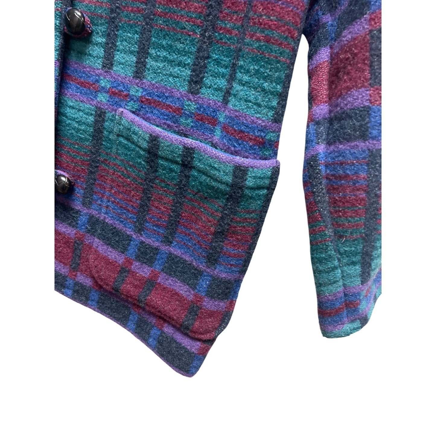 L.L. Bean Vintage 80's Wool Aztec Blanket Jacket
