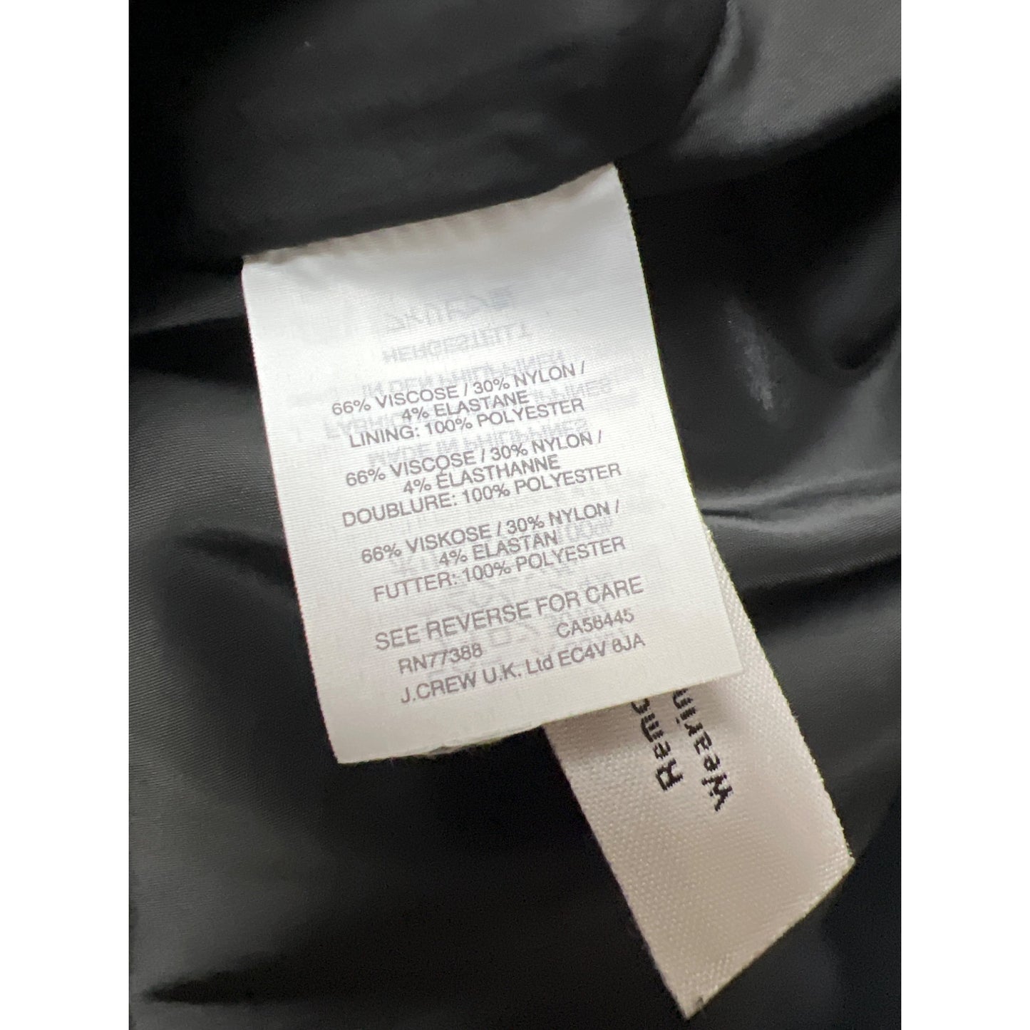 J. Crew Black Sheath Dress with Bell Sleeves