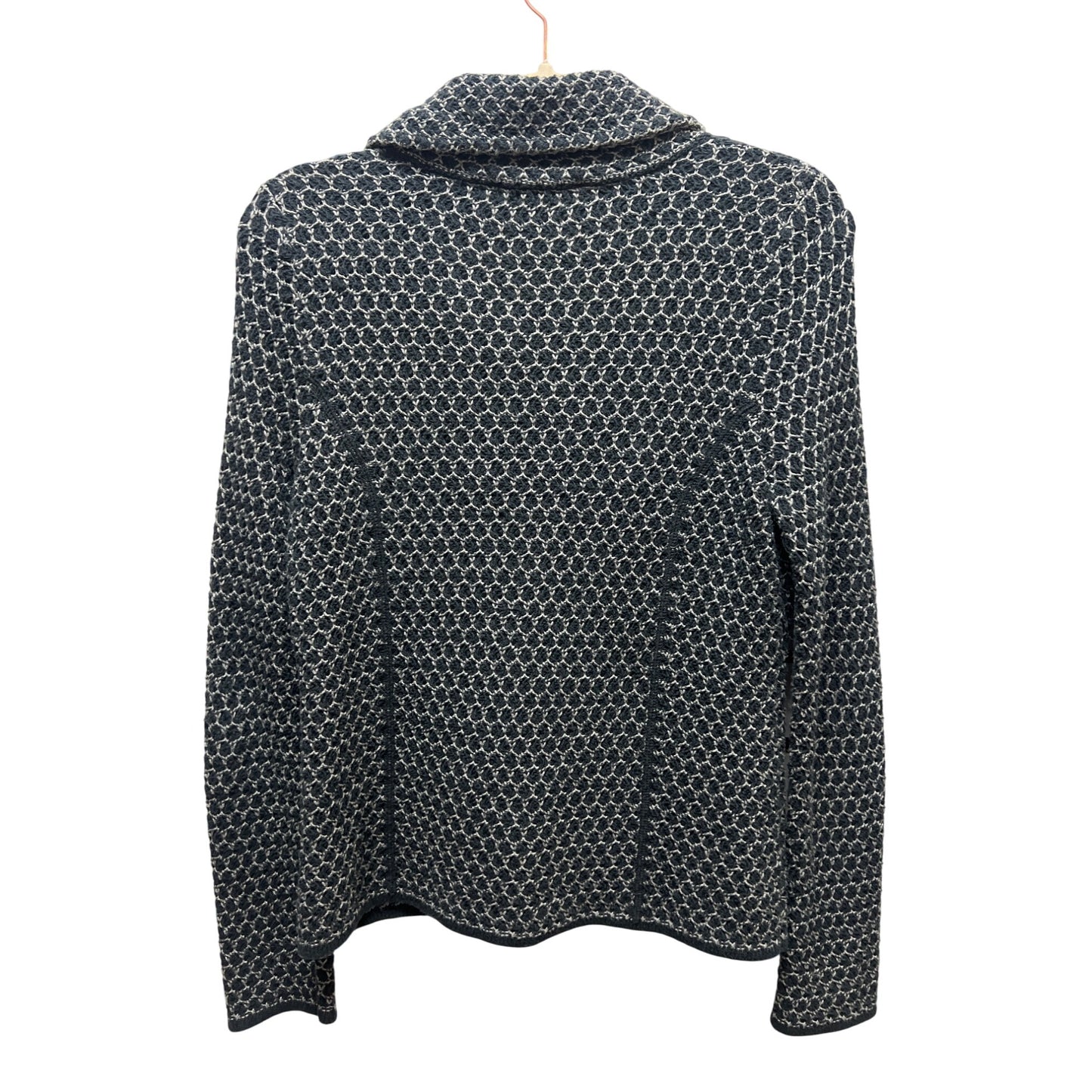 Pendleton Vintage Y2K Gray Wool Cableknit Cardigan
