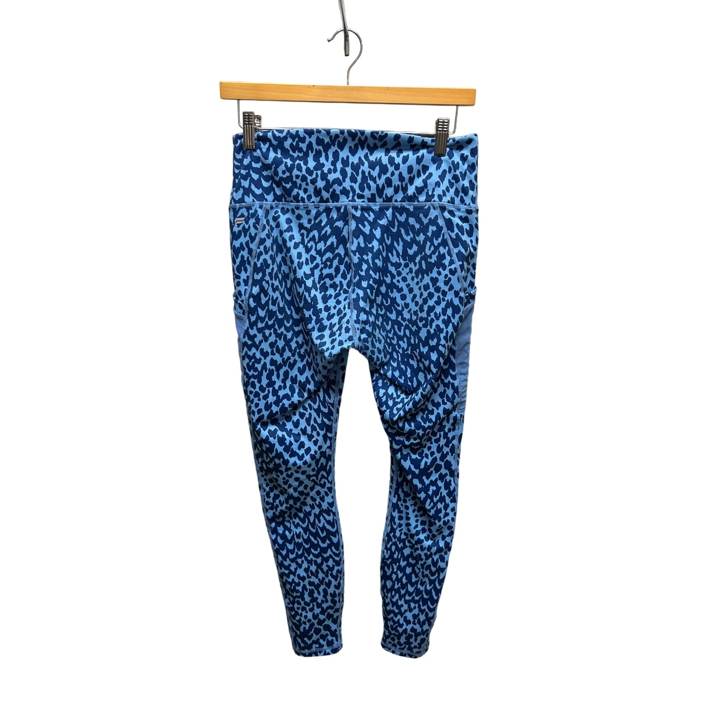 Fabletics PowerHold On the Go High Waist Navy & Cornflower Marina Sahara Print Leggings