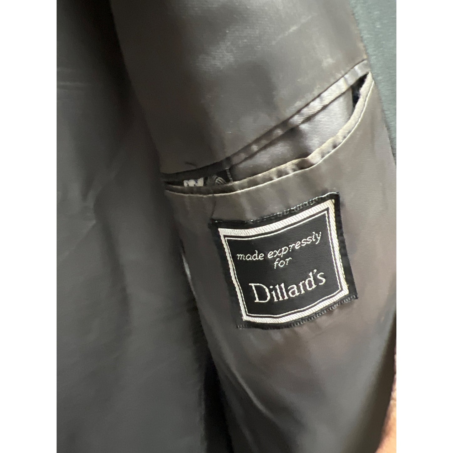 Yves Saint Laurent Vintage 90's Gray Wool Double Breasted Blazer