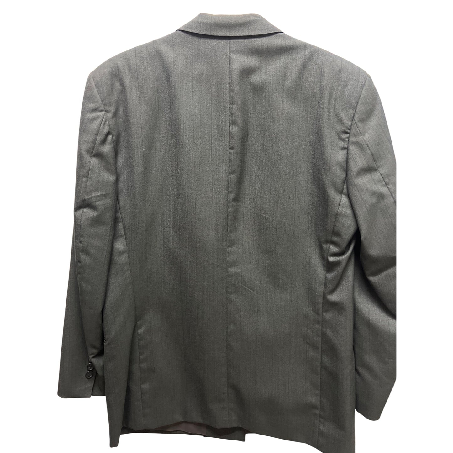 Yves Saint Laurent Vintage 90's Gray Wool Double Breasted Blazer