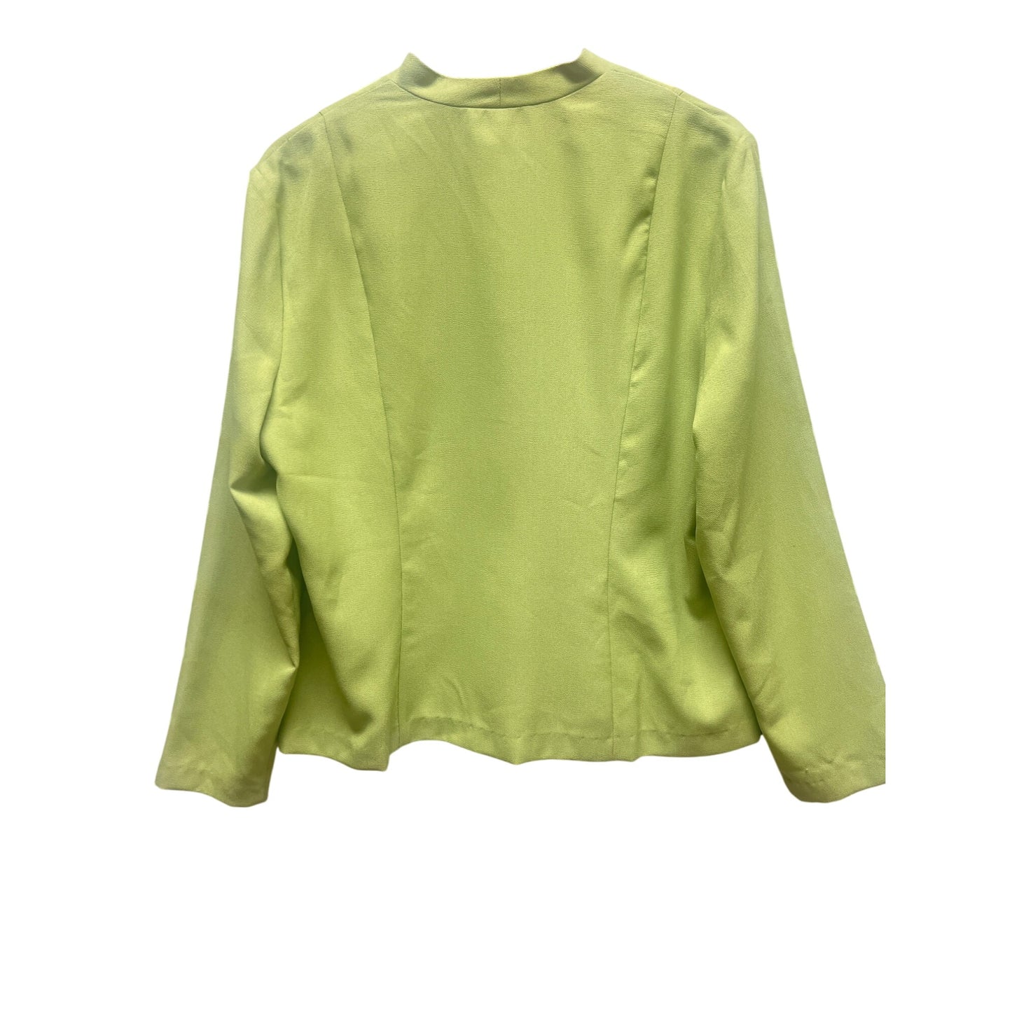 Miss Dorby Vintage 90's Charteuse Polyester Cropped Blazer