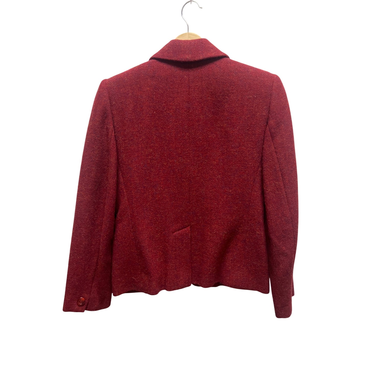 Saville Vintage 80's Red Wool Tailored Blazer
