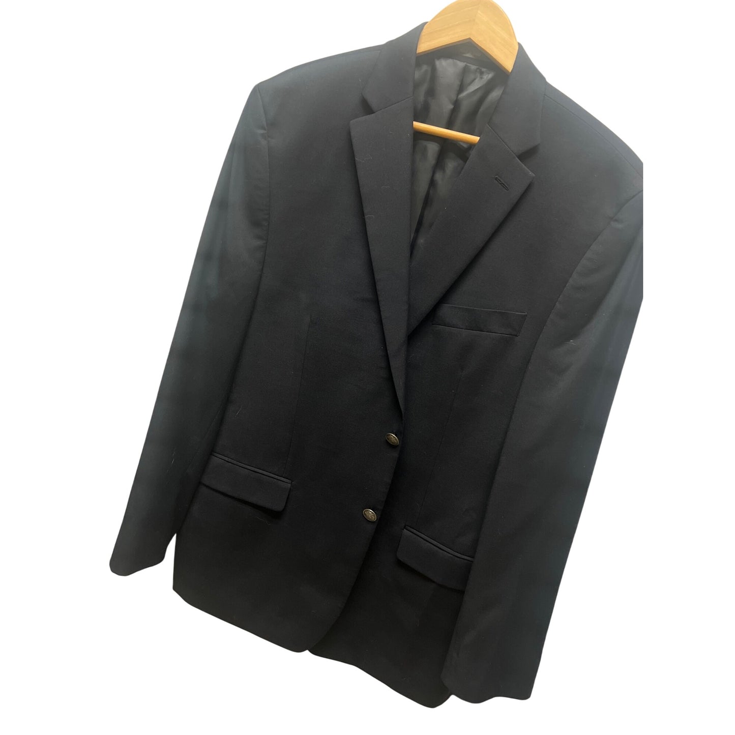 Michael Kors Navy Wool Blend Sports Coat Blazer