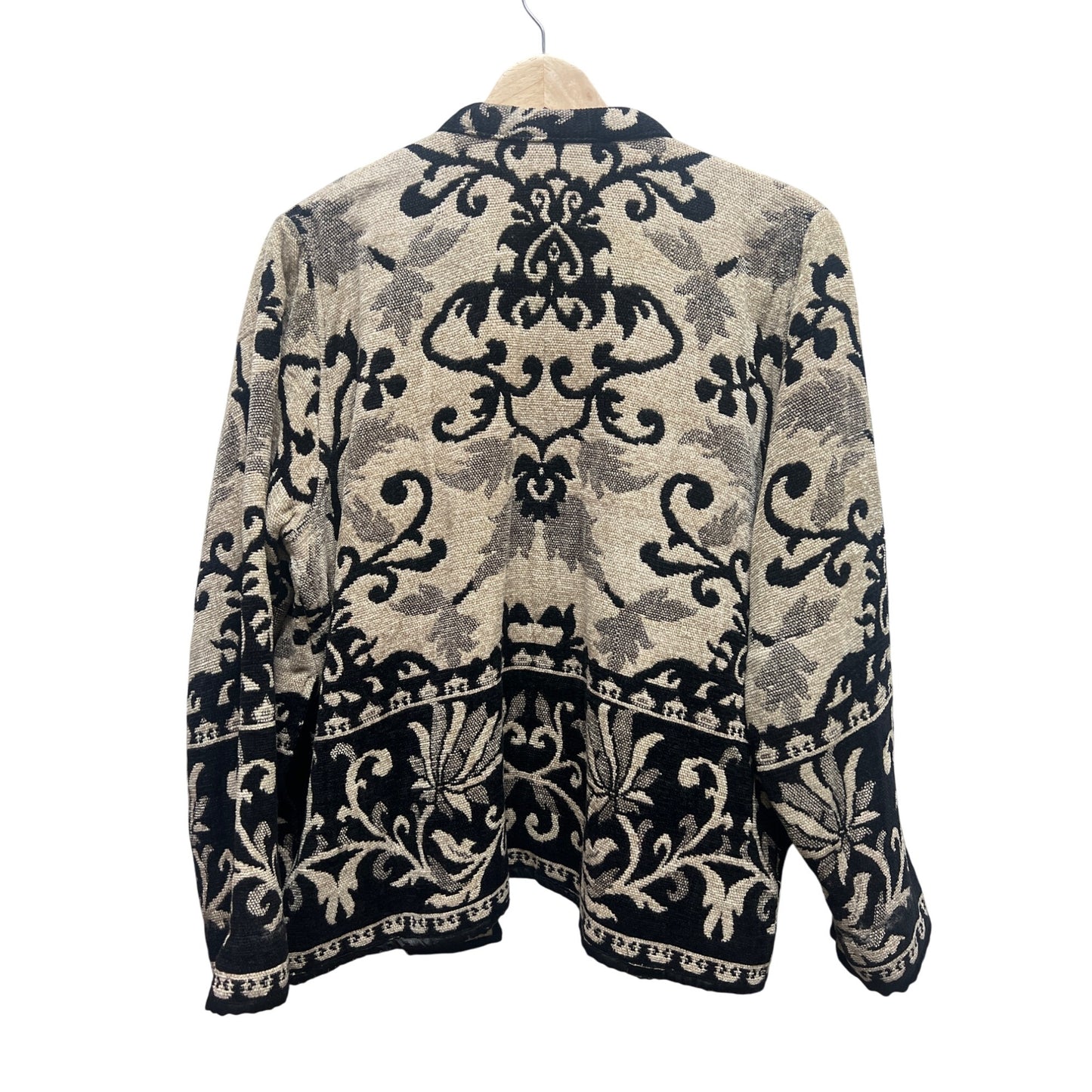Flashback Couture Vintage 90's Black and Tan Floral Jacket