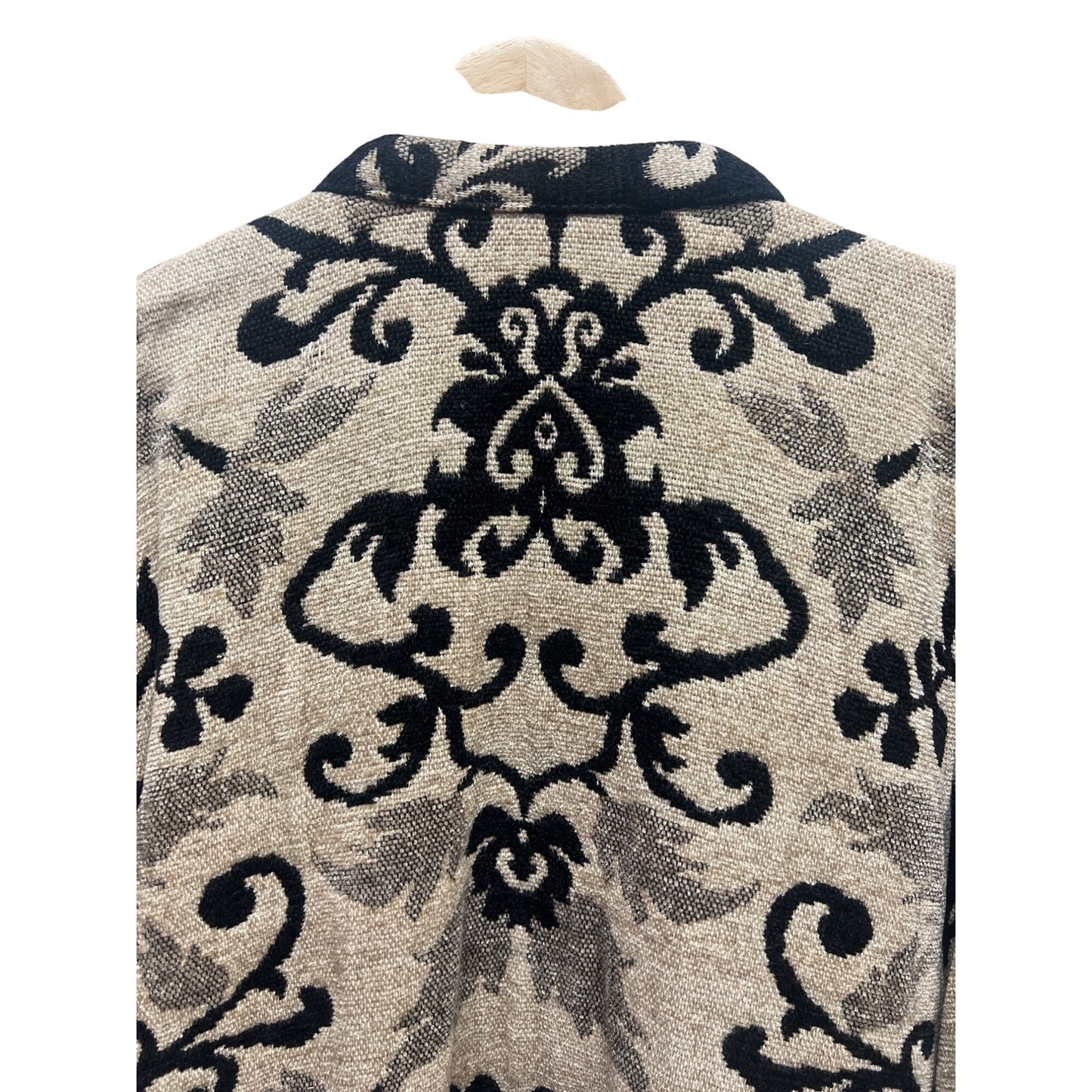Flashback Couture Vintage 90's Black and Tan Floral Jacket