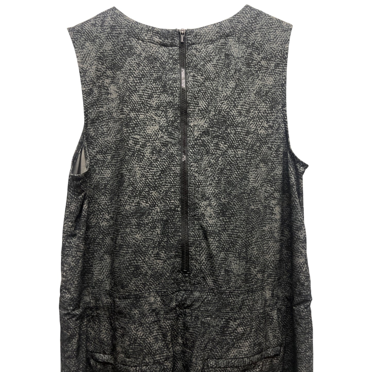 Athleta Gray and Black Topanga Sleeveless Athleisure Jumpsuit