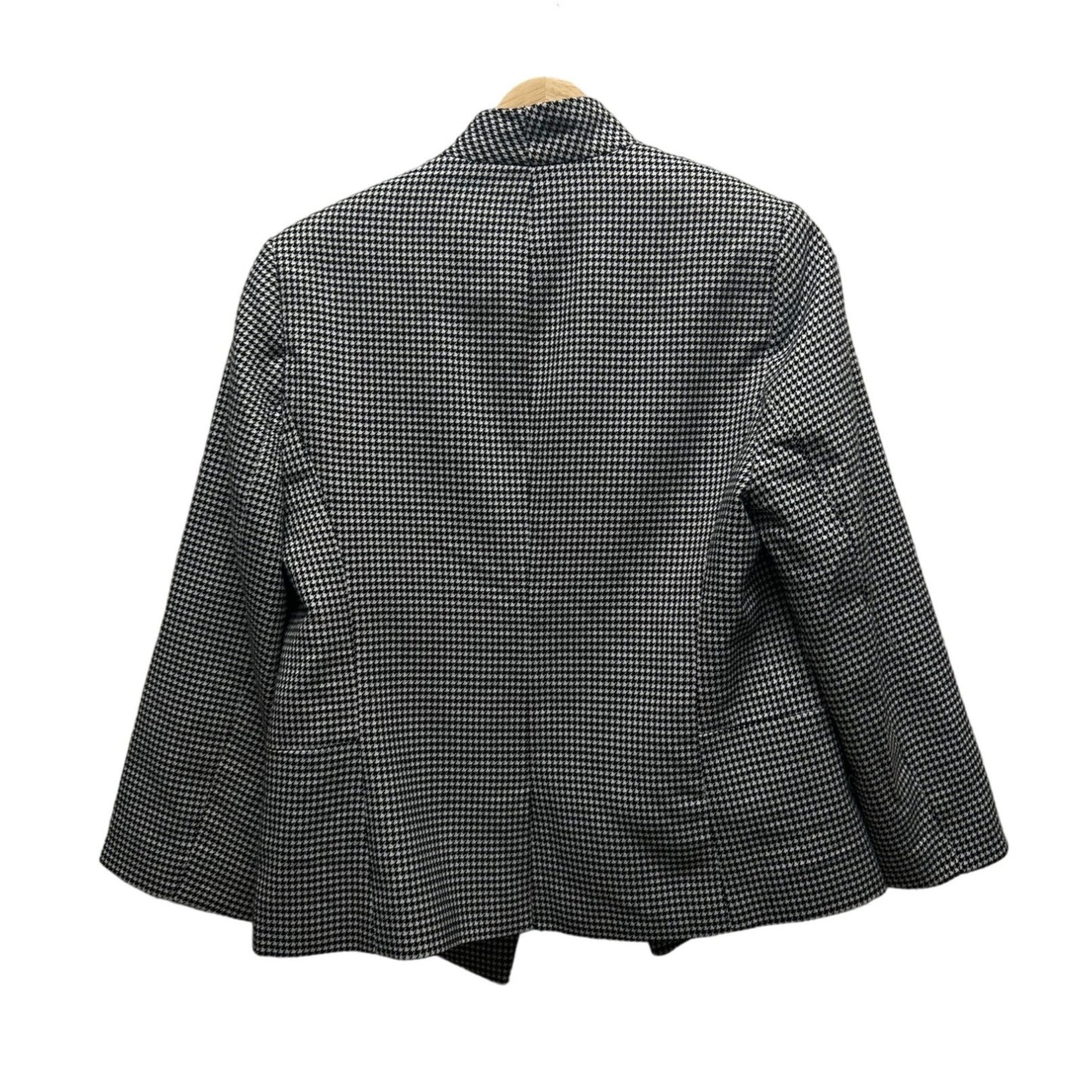 Limited Black & White Houndstooth 3/4 Sleeve Blazer