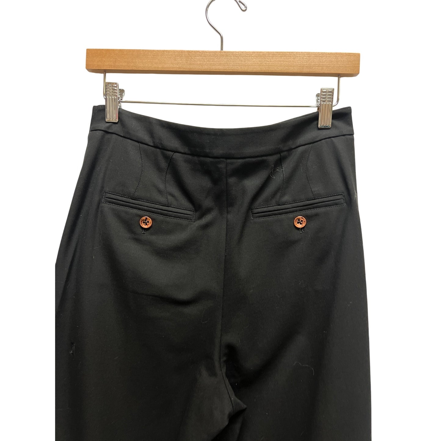 Kit + Ace Black Wool Cashmere Silk Rhodes Trouser Pants