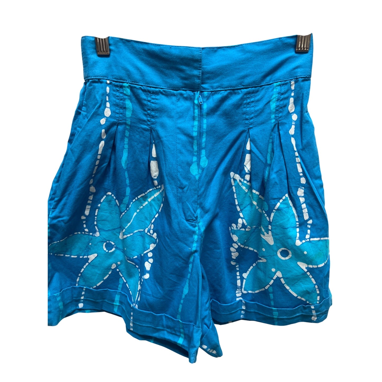 Jing Jok Vintage 80's Floral Tropical 3 Piece Short, Top and Bandeau Set