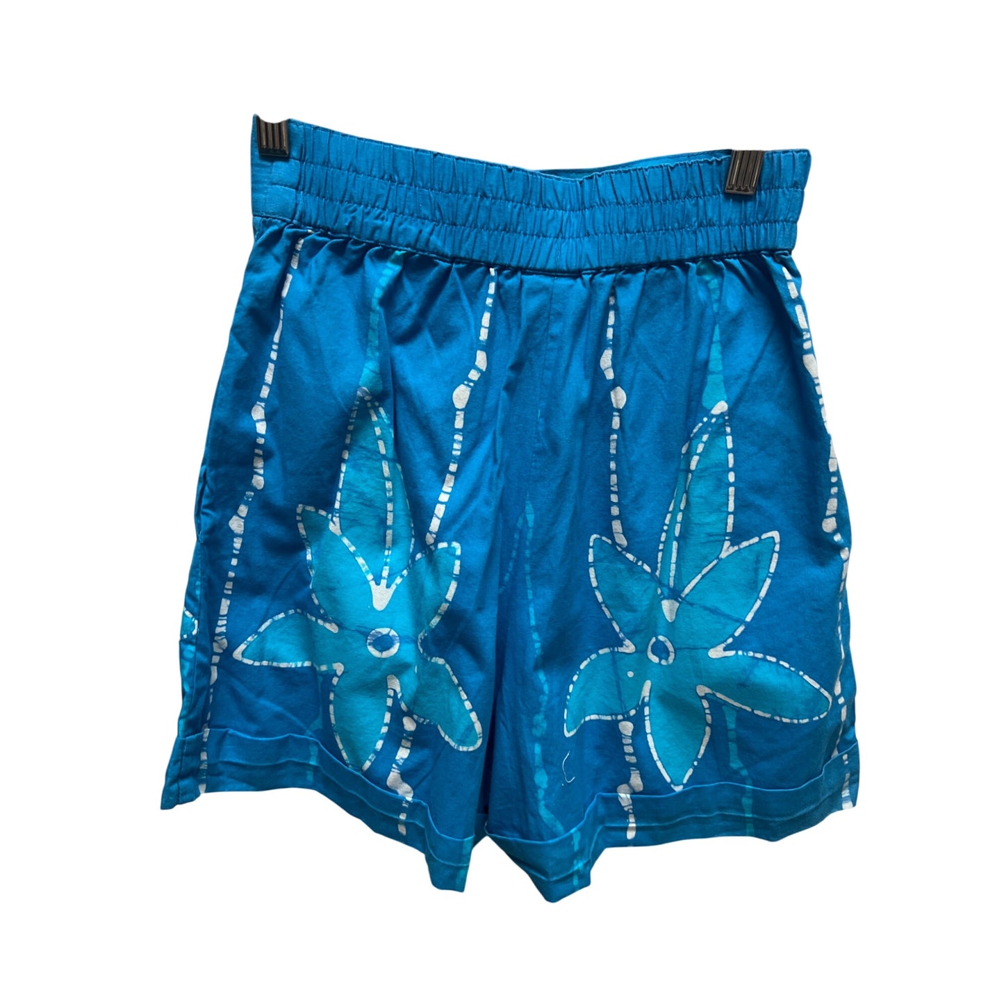 Jing Jok Vintage 80's Floral Tropical 3 Piece Short, Top and Bandeau Set
