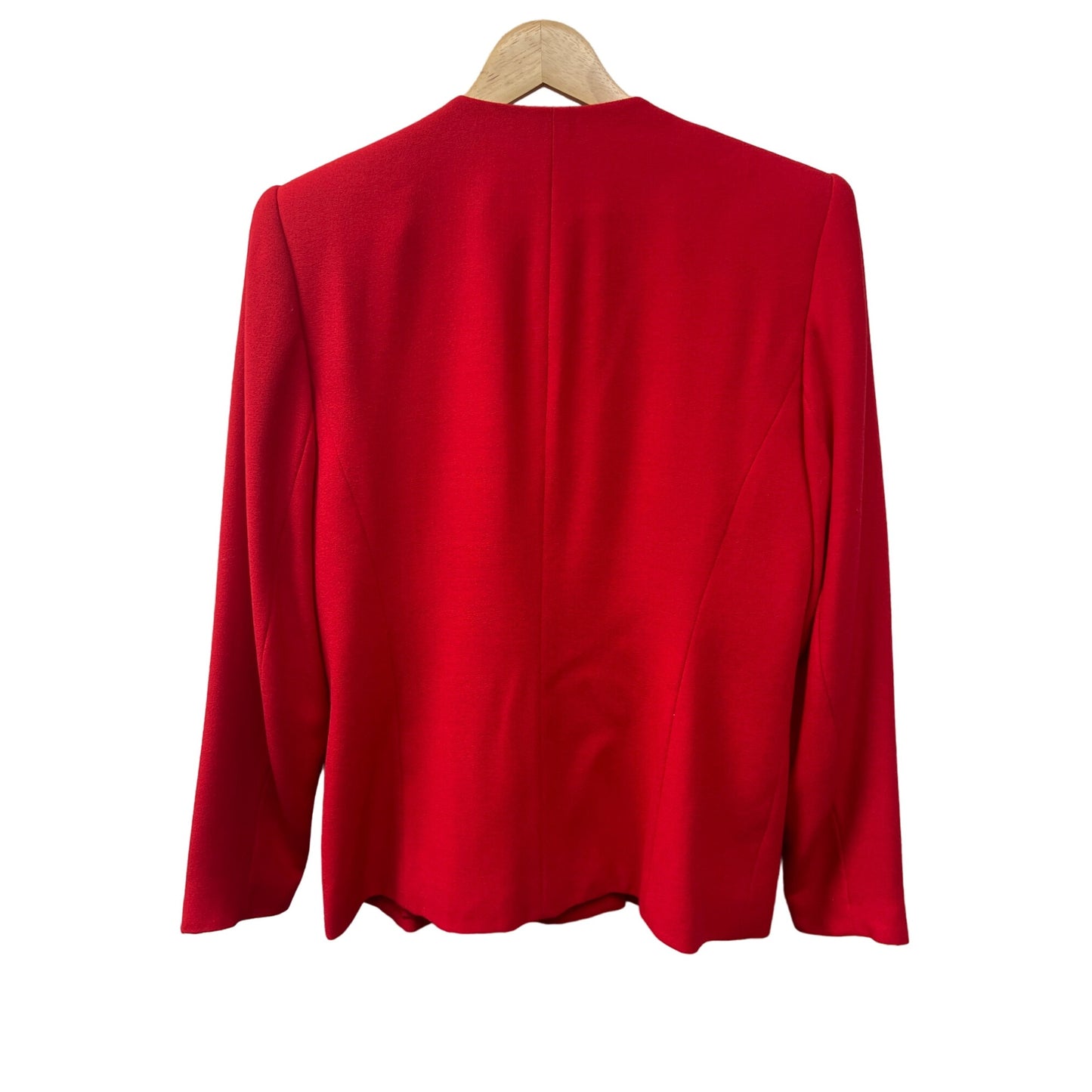 En Avance Vintage 80's Red Double-Breasted Military Style Blazer