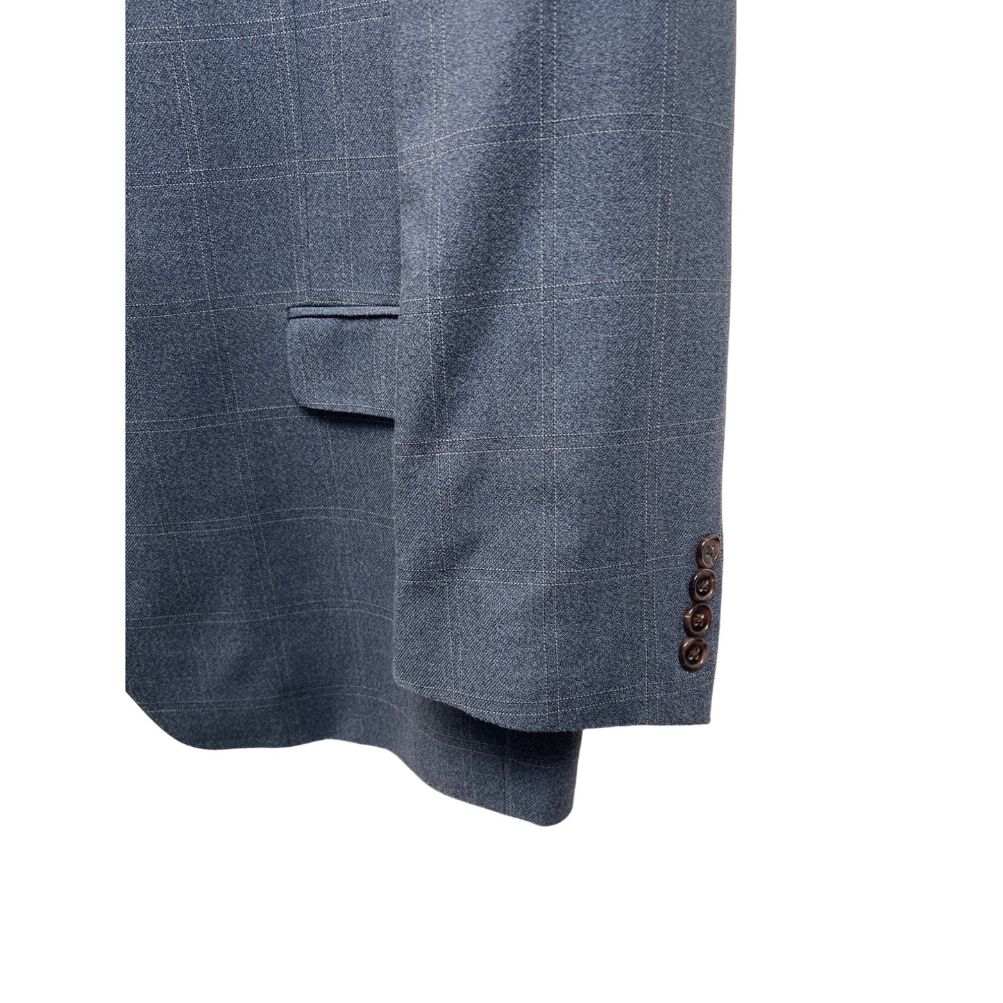 Lauren Ralph Lauren Silk Wool Blend Blue Blazer
