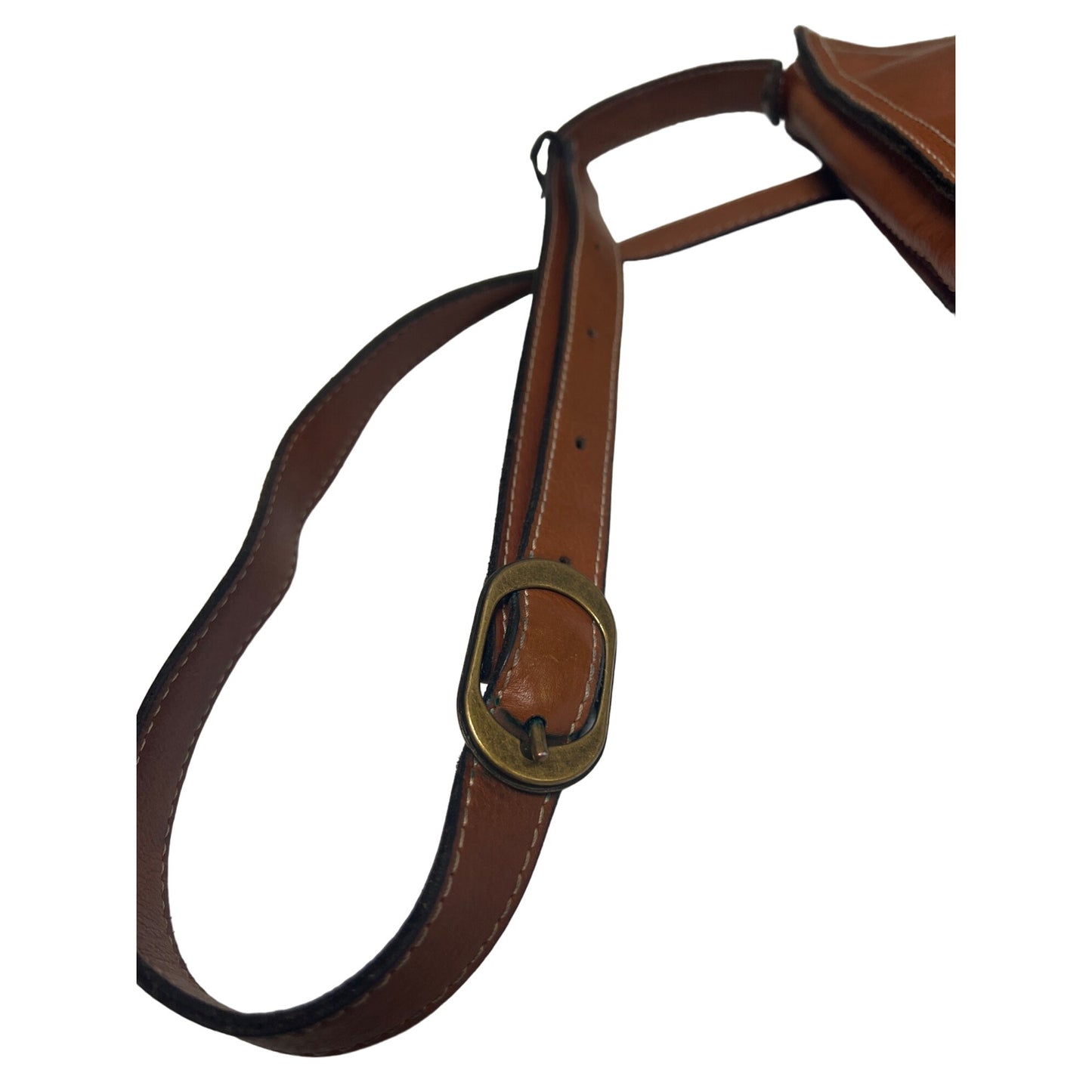 Patricia Nash Venezia Smooth Heritage Tan Crossbody Purse