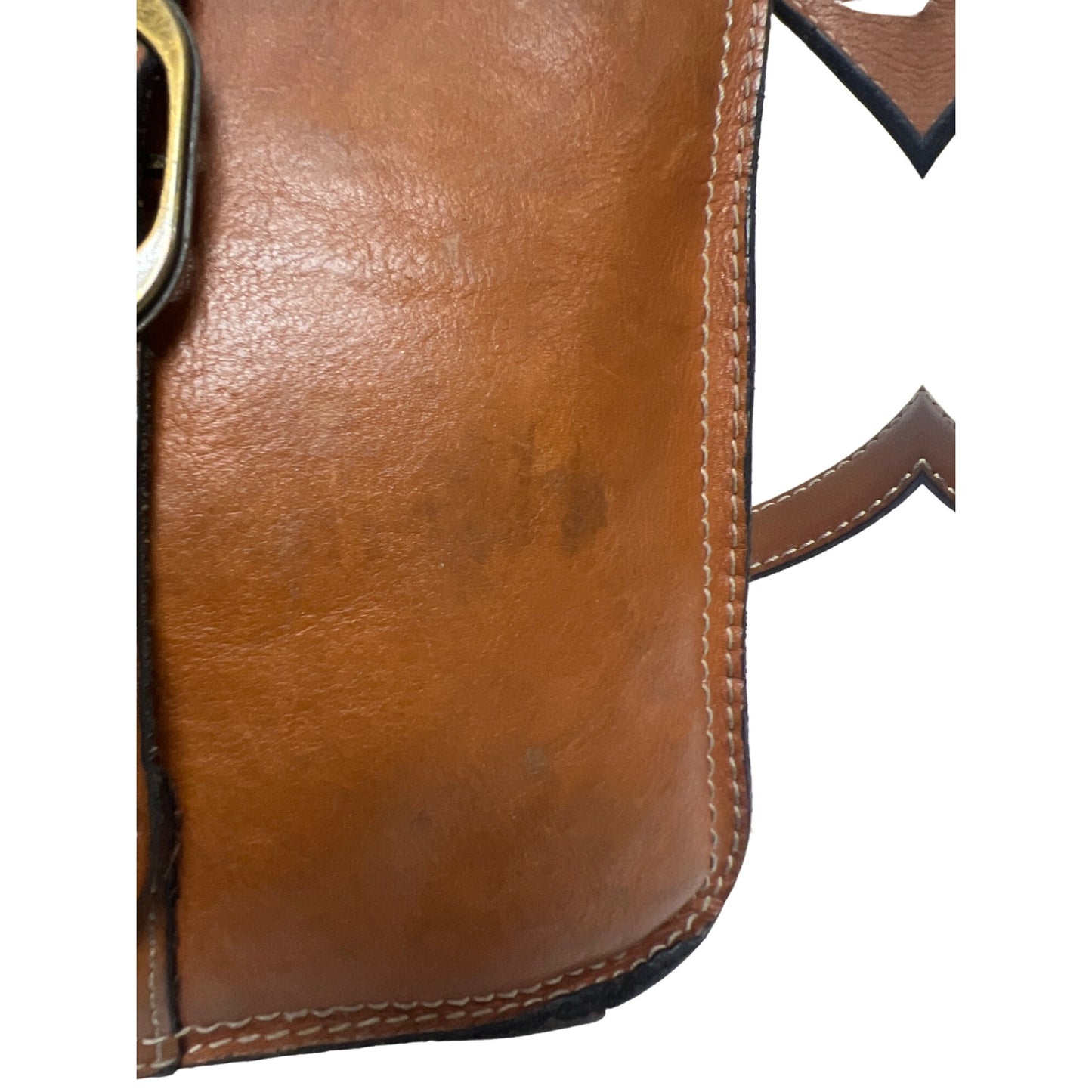 Patricia Nash Venezia Smooth Heritage Tan Crossbody Purse