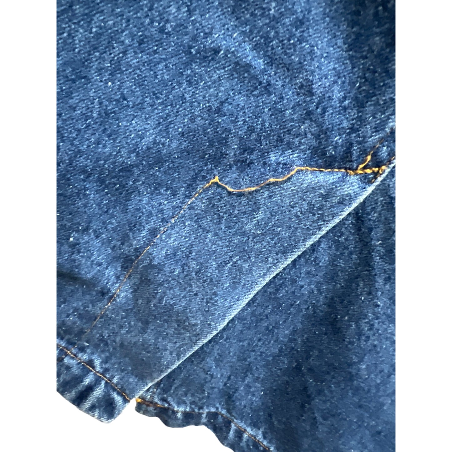 Hook Sport Vintage 90's Knee Length Denim Jean Skirt