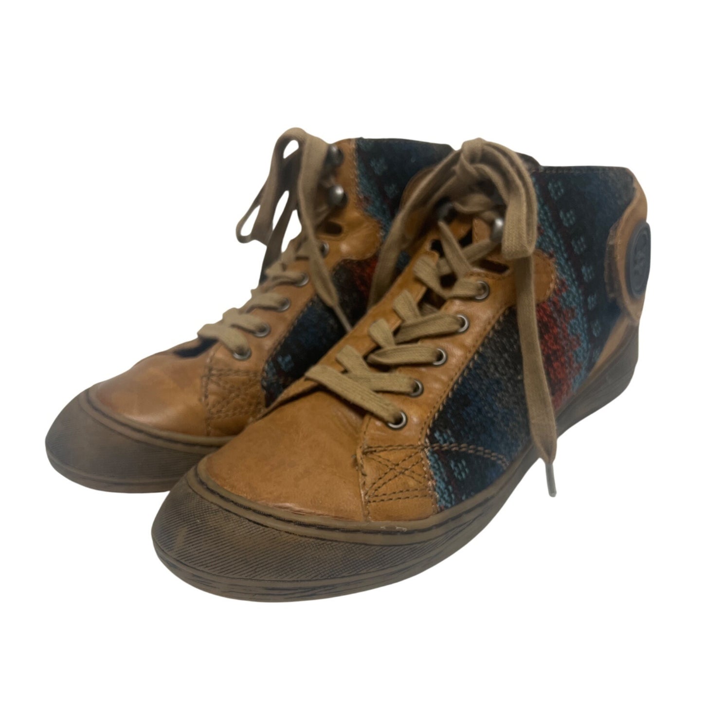 OTBT Providence Leather and Wool Lace Up Sneakers