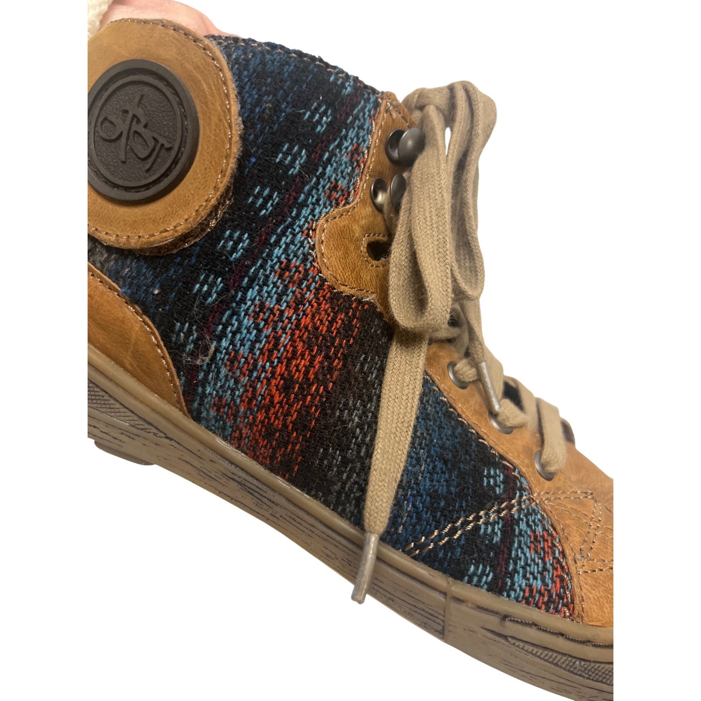 OTBT Providence Leather and Wool Lace Up Sneakers