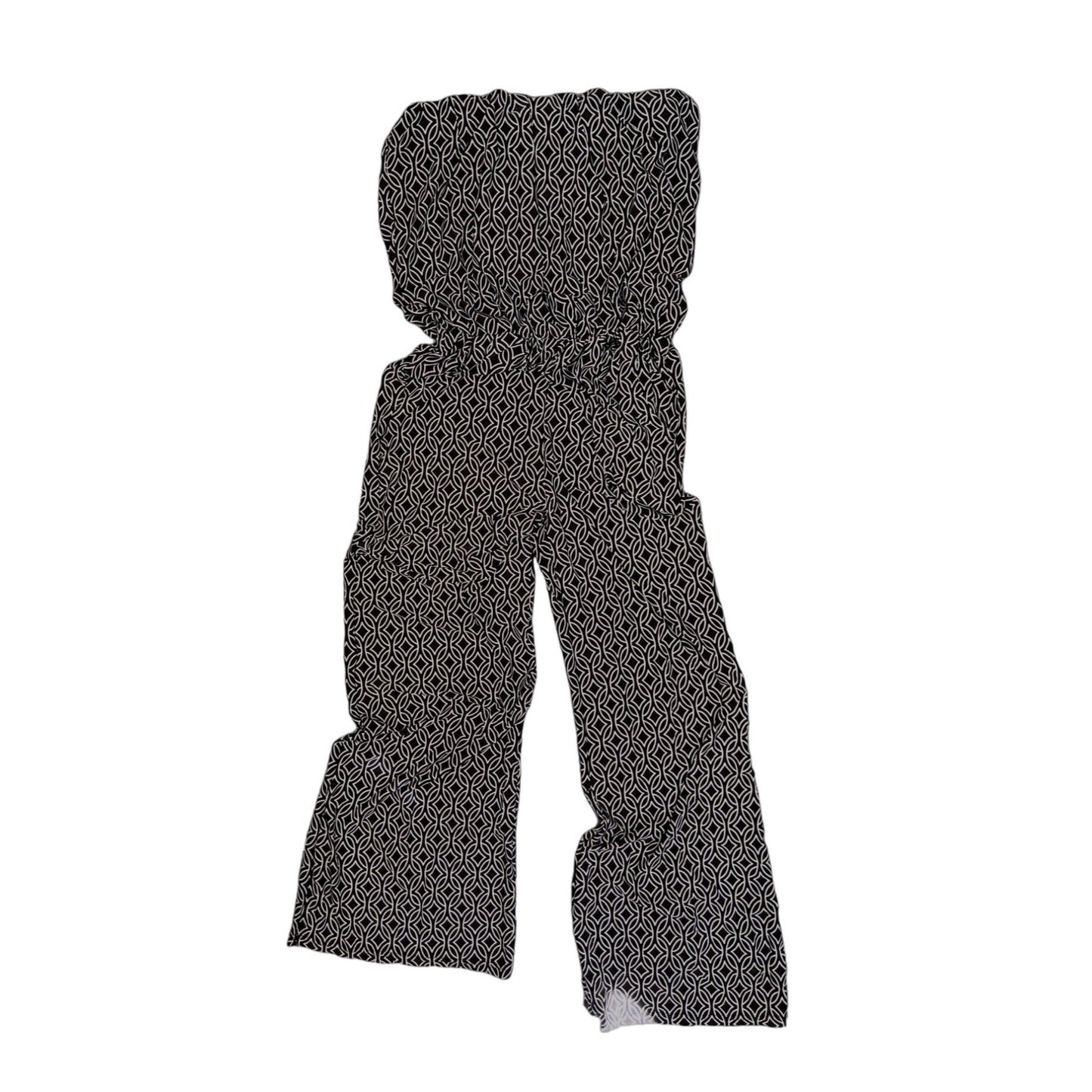 Fifth & Love NWT Strapless Black with White Pattern Romper