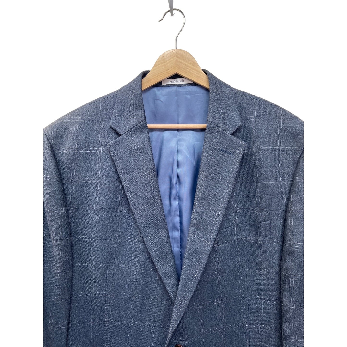Lauren Ralph Lauren Silk Wool Blend Blue Blazer