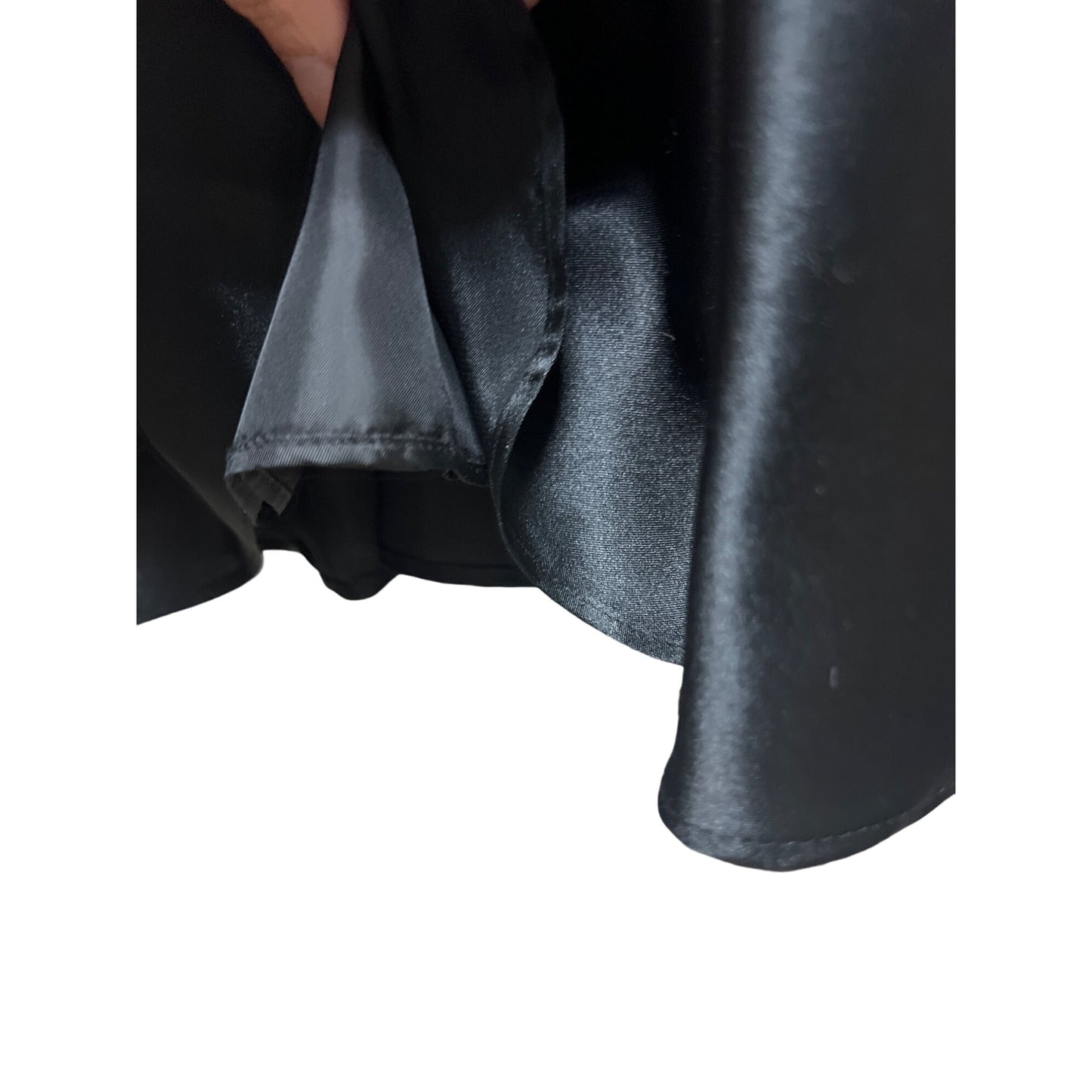 Maggy Boutique Vintage 90's Black Satin Fit & Flare Special Occasion Dress
