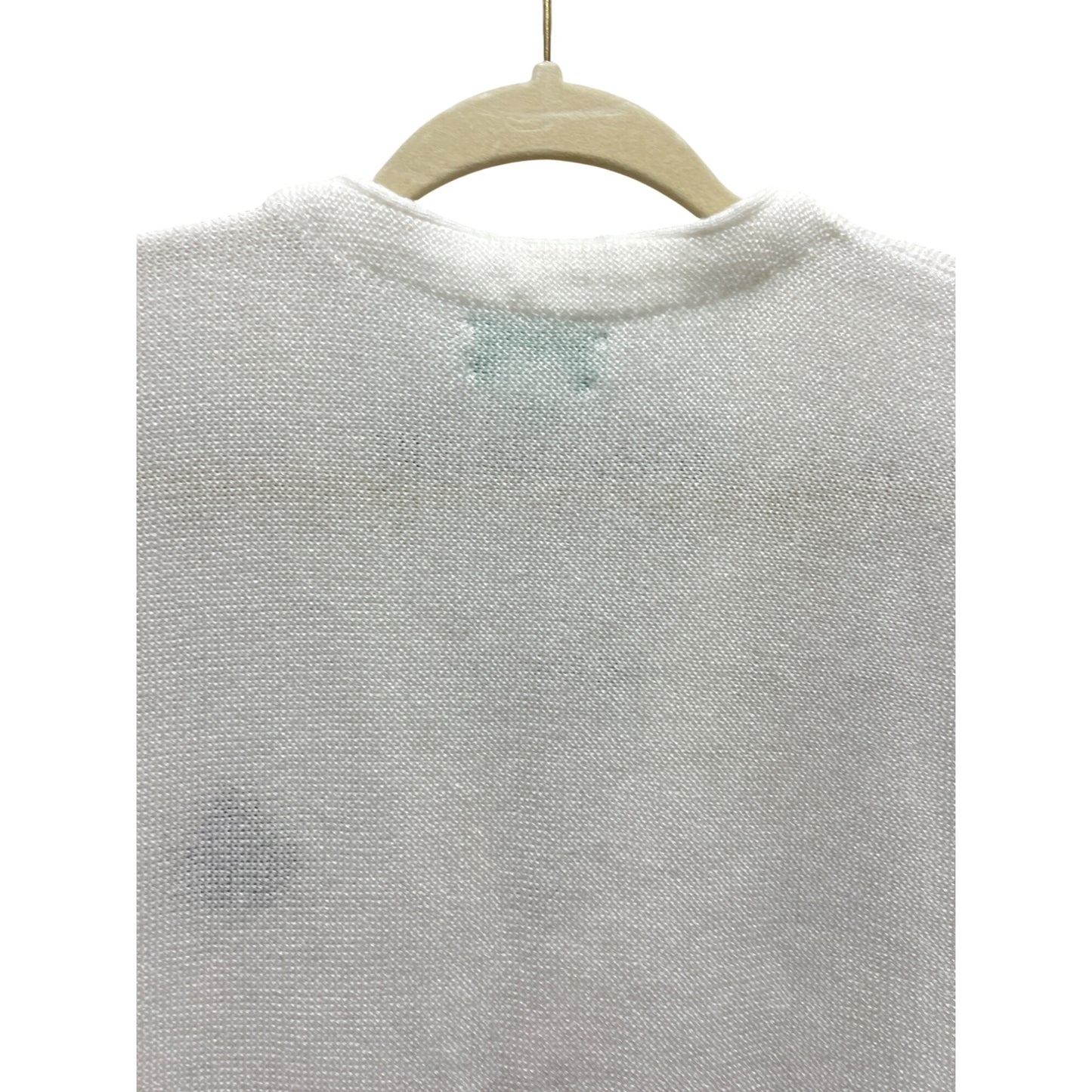 Izod Vintage 80's White Logo Button Down Cardigan