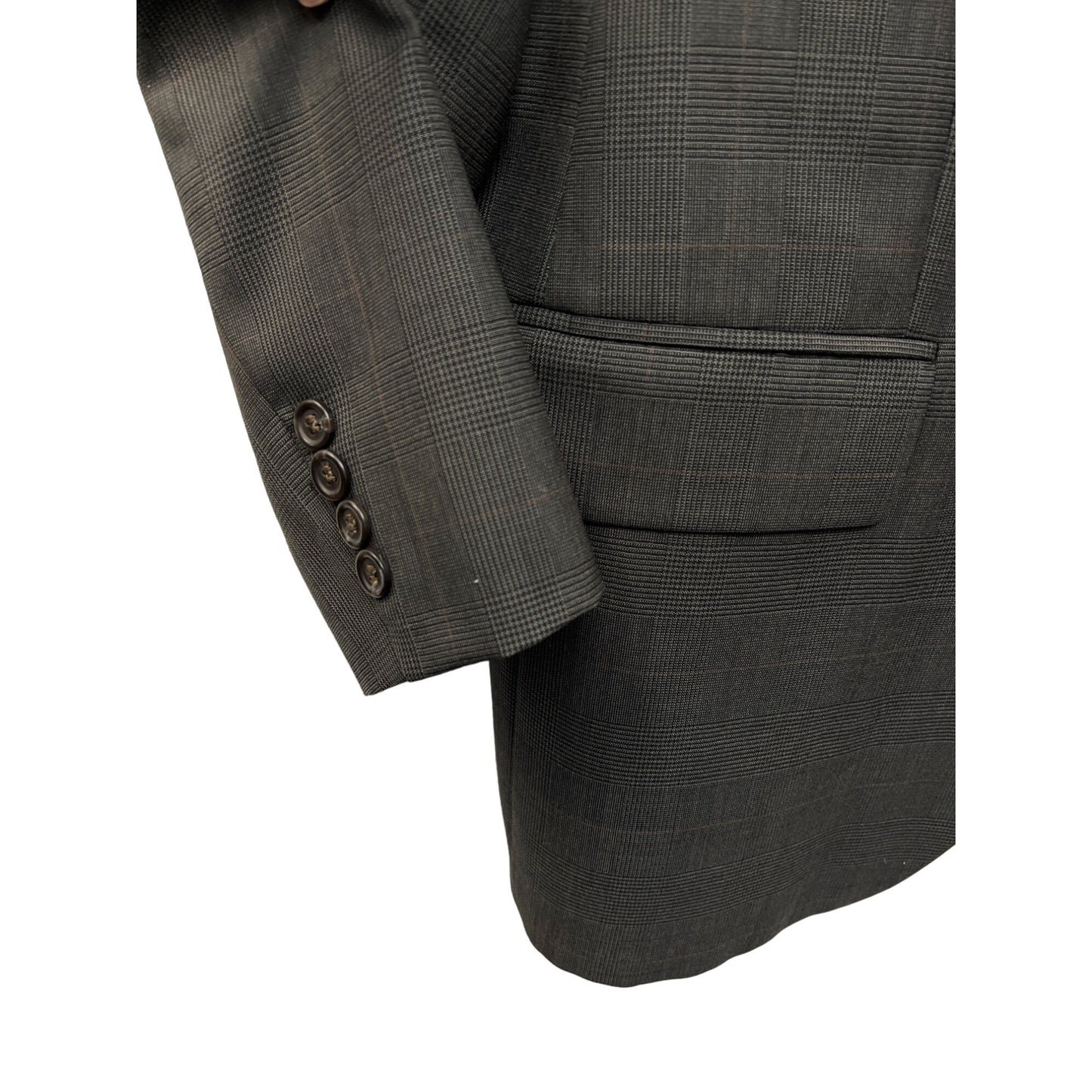 Chaps Ralph Lauren Vintage Gray Taupe Blazer