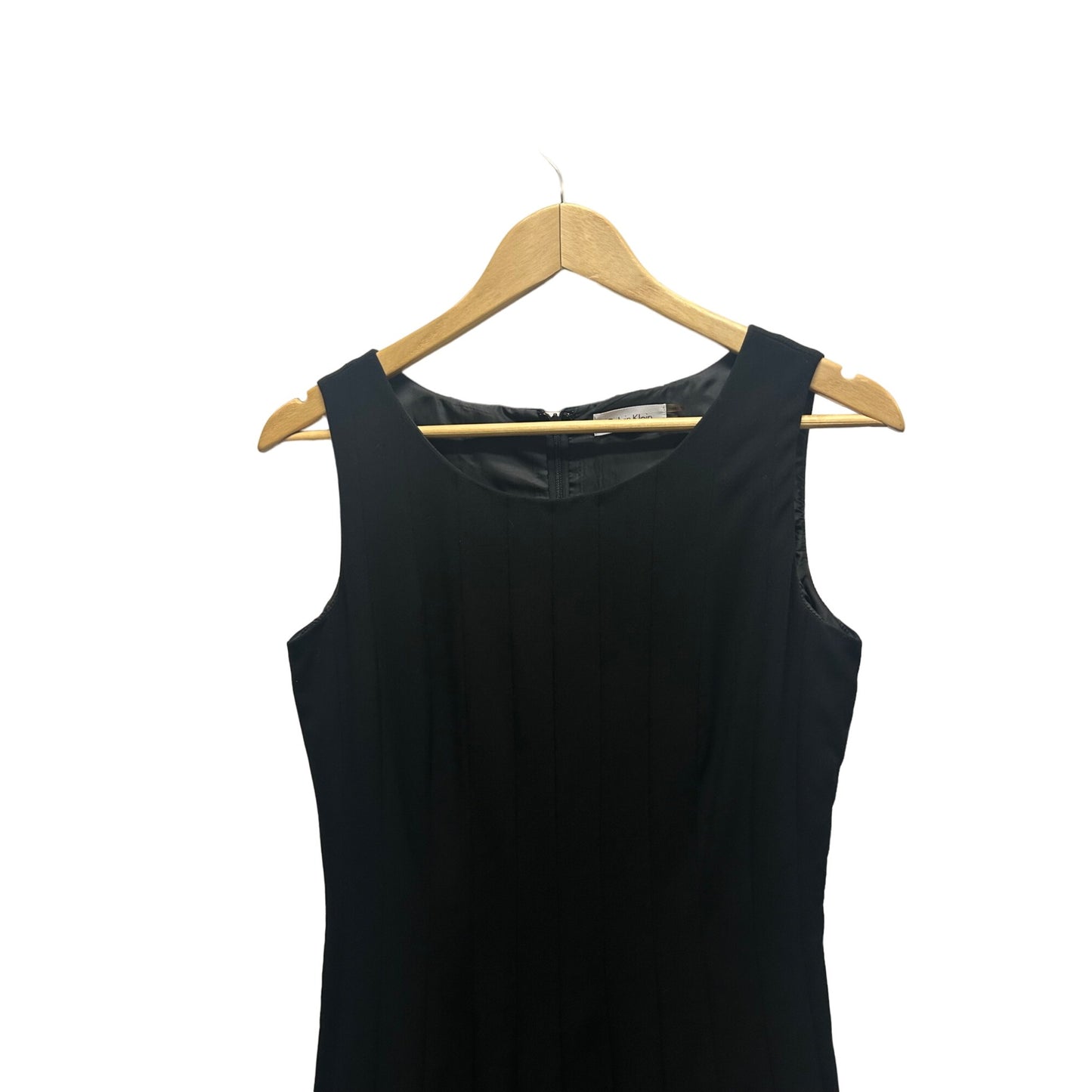 Calvin Klein Black A-Line Sleeveless Shift Dress