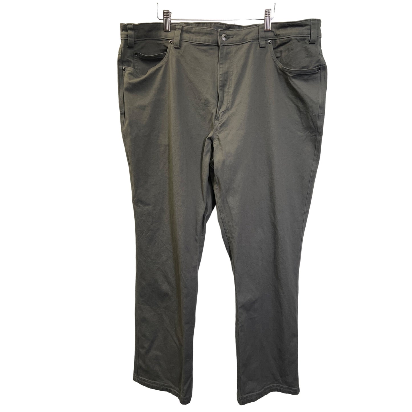 Duluth Gray Flex Fire Hose Chino Work Pants