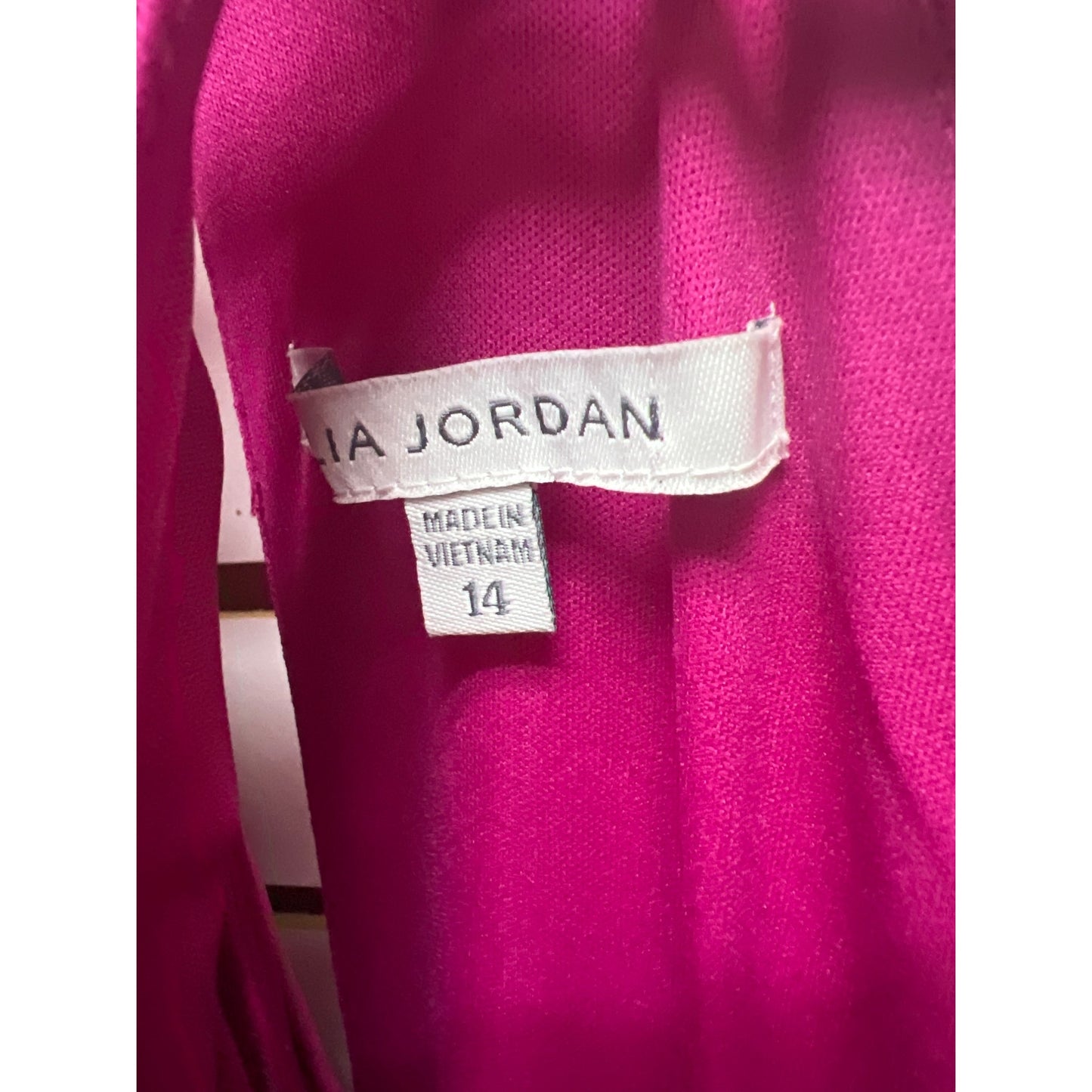 Julia Jordan NWT Knot Neck Neon Pink Halter Jumpsuit