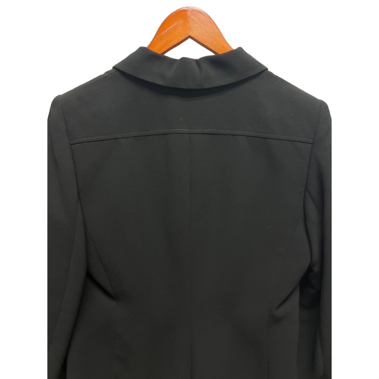 Larry Levine Black Long Blazer & Skirt Suit Set