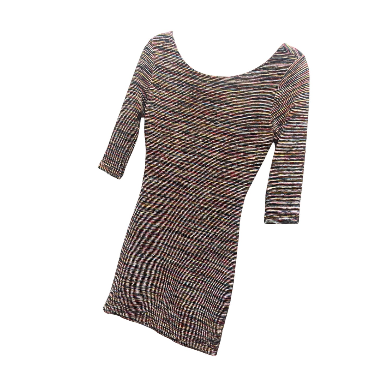 Lily Rose Multicolor Bodycon Open Back Mini Dress